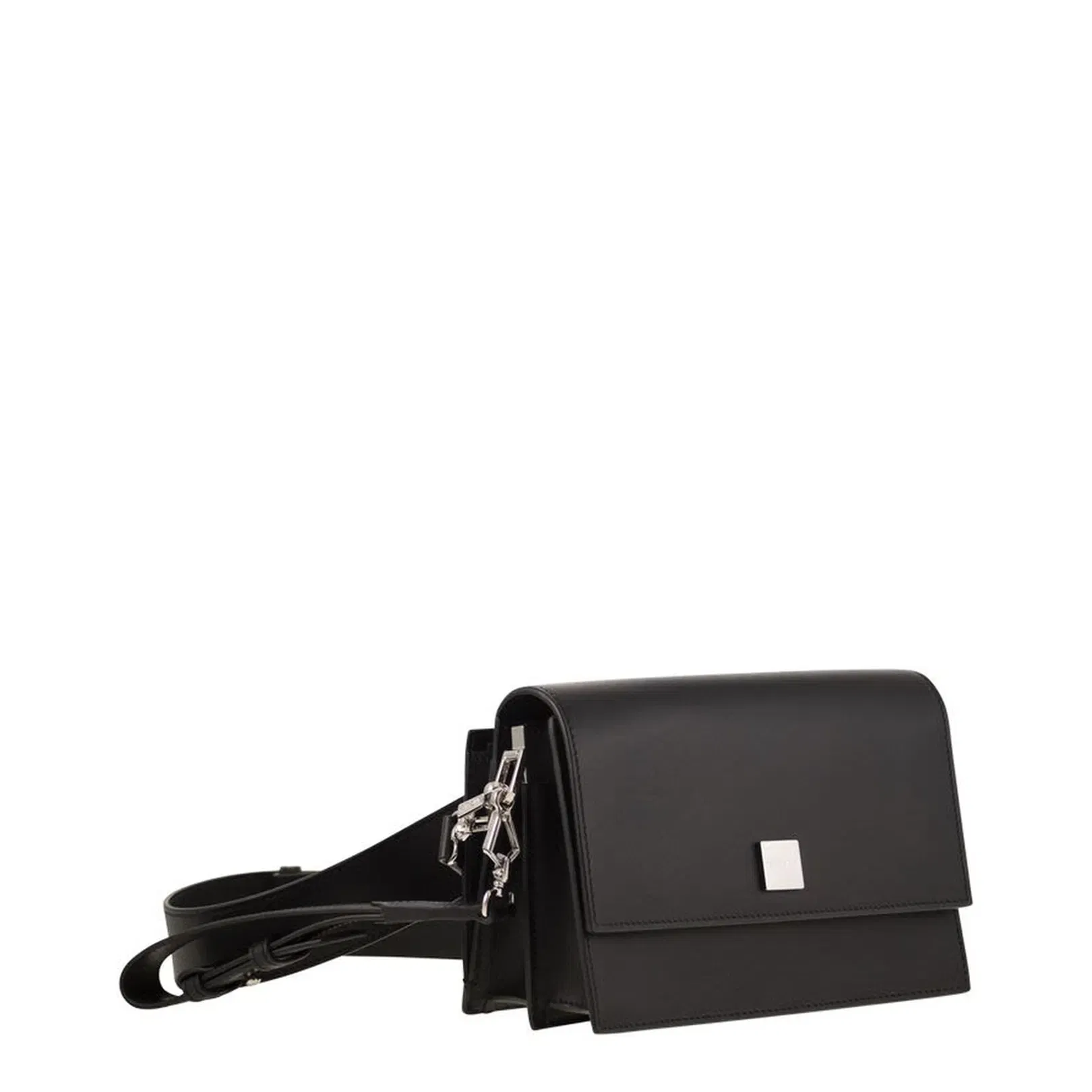 Biancaroughs Small Leather Crossbody Bag Black