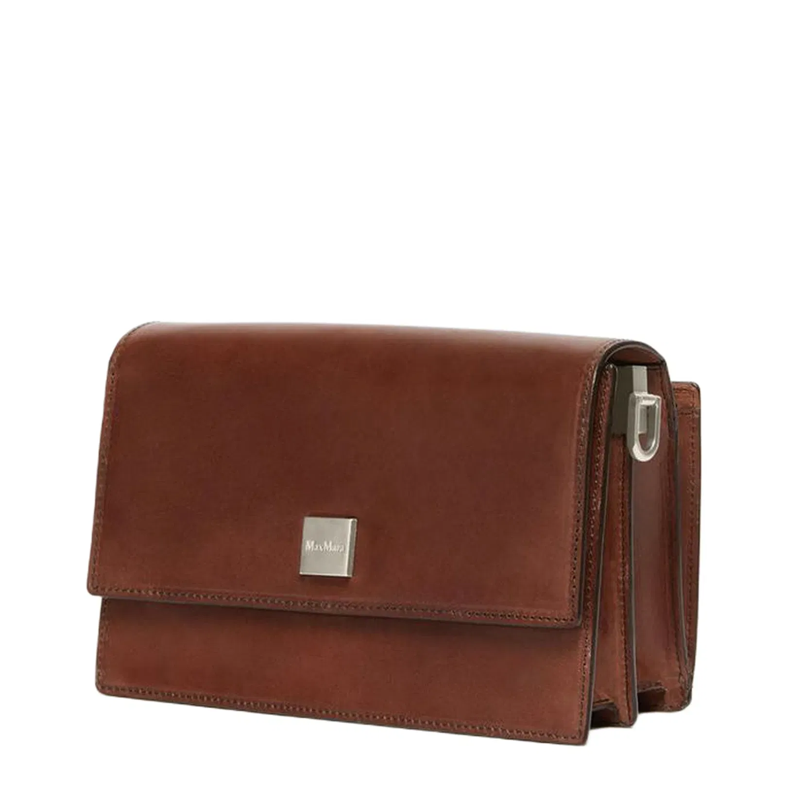 Biancaroughs Small Leather Crossbody Bag Brown