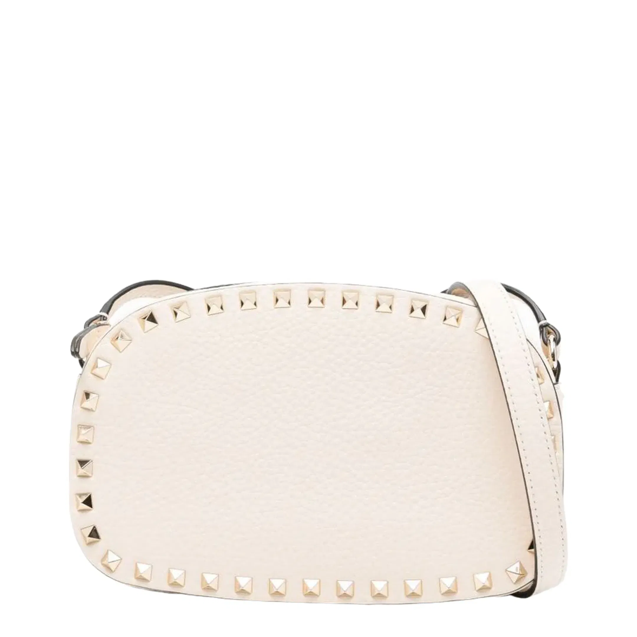 Mini Rockstud Shoulder Bag White