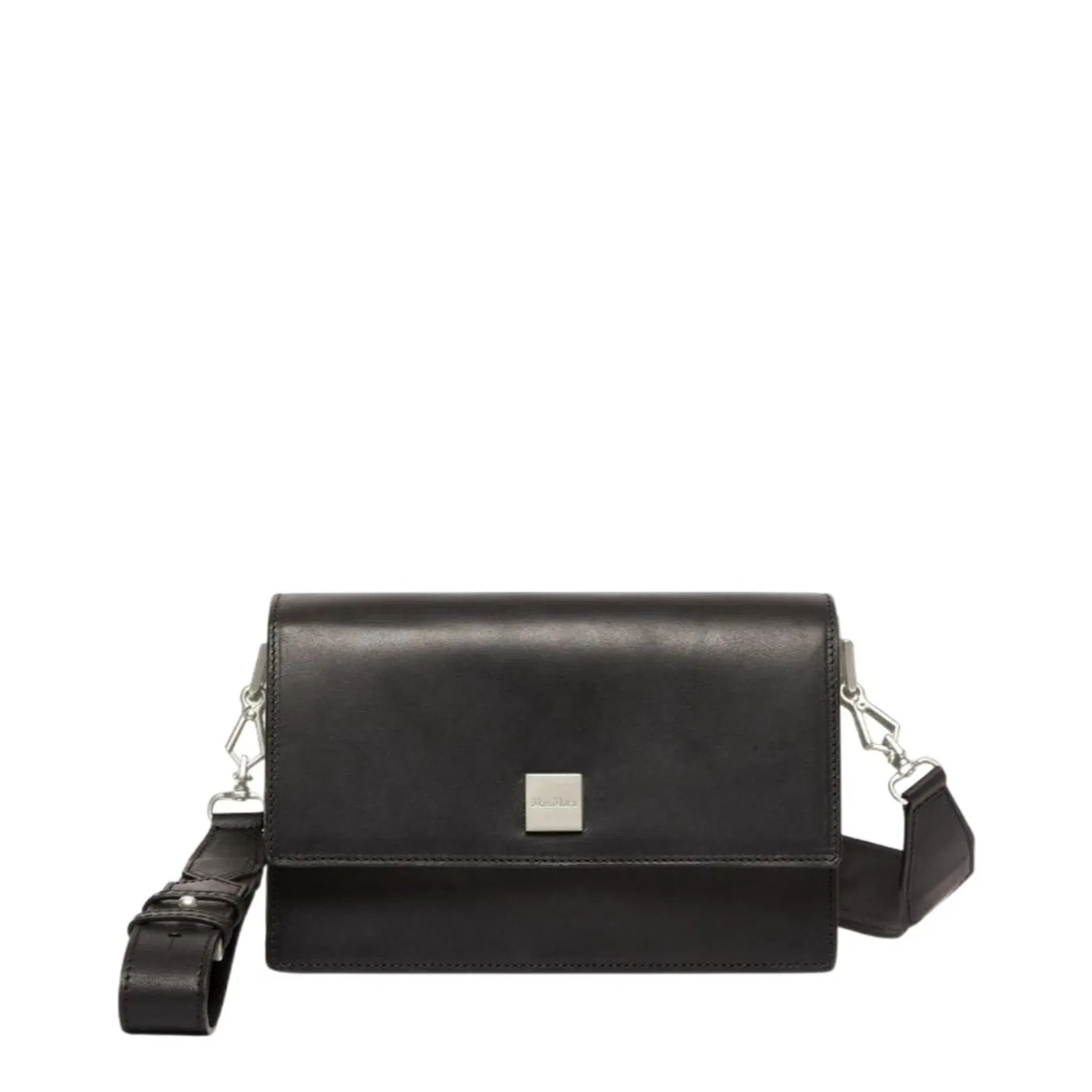 Small Crossbody Bag in Leather Black