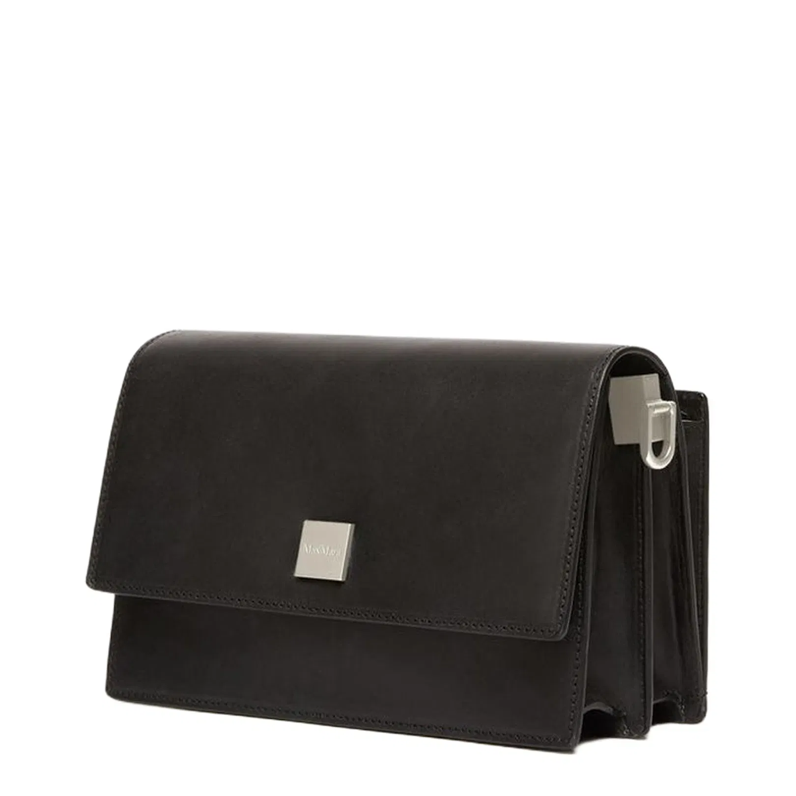 Small Crossbody Bag in Leather Black