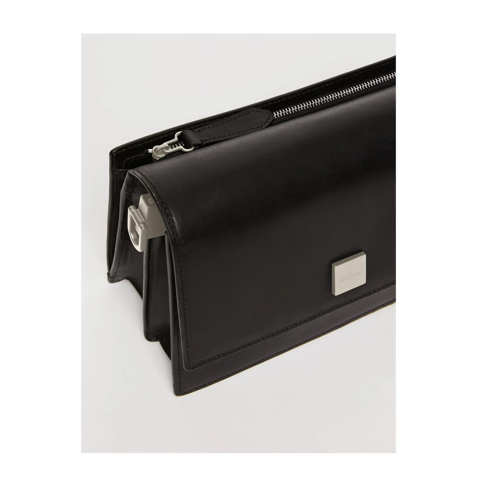 Small Crossbody Bag in Leather Black
