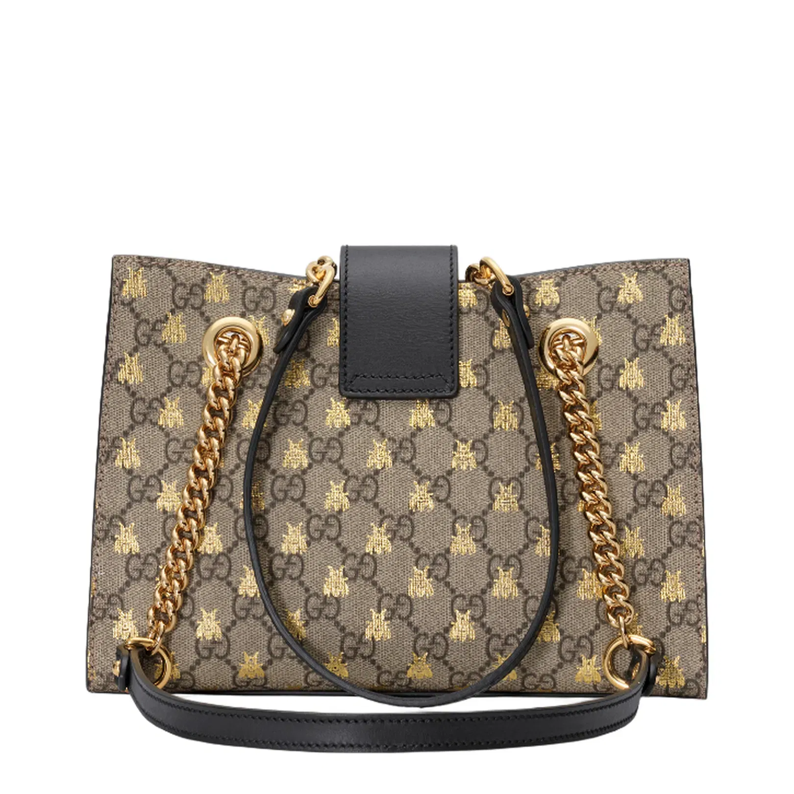 Padlock Small GG Shoulder Bag Beige