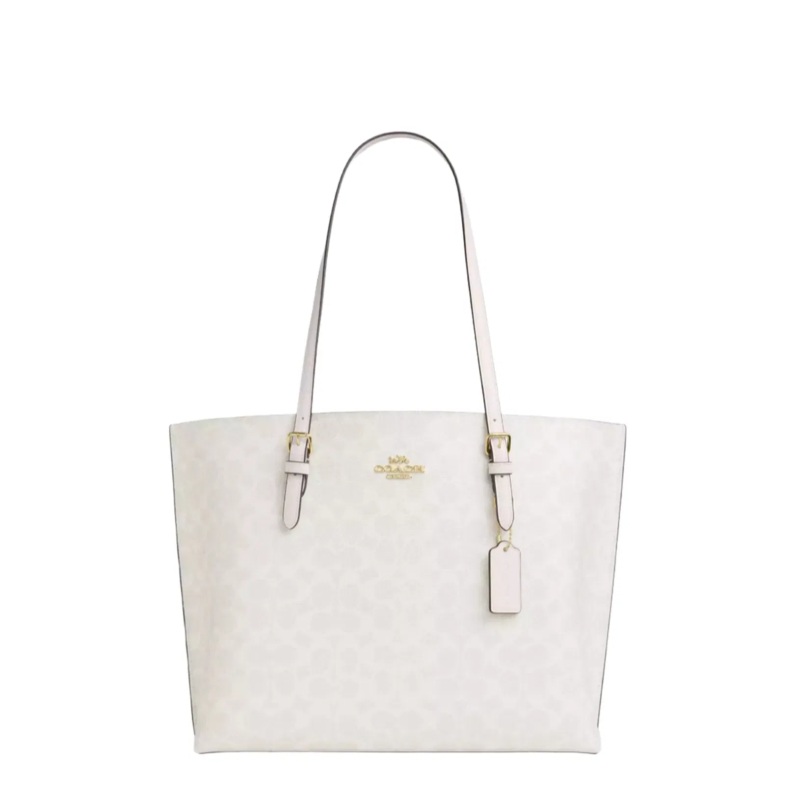 Mollie Tote Bag In Signature Canvas White