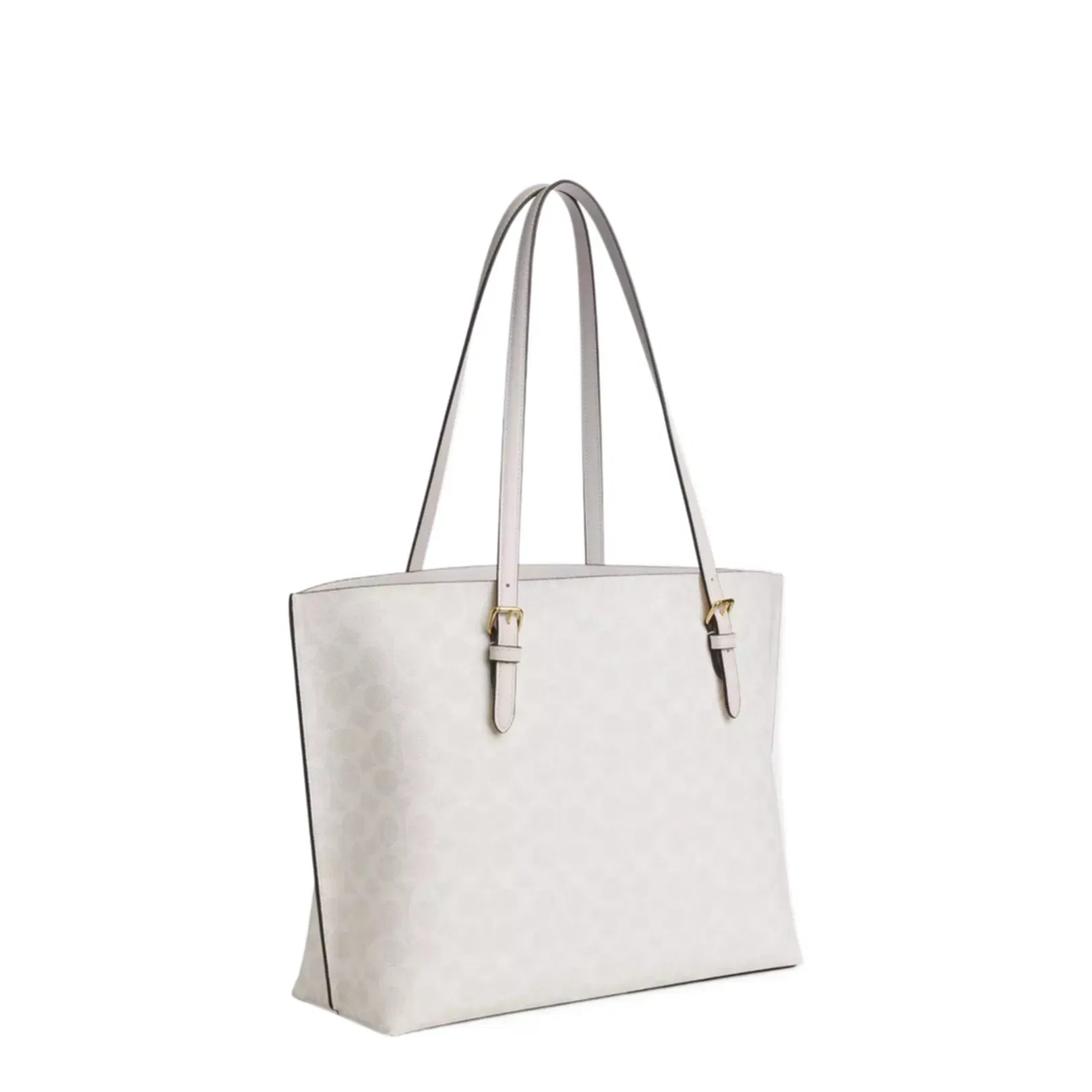 Mollie Tote Bag In Signature Canvas White