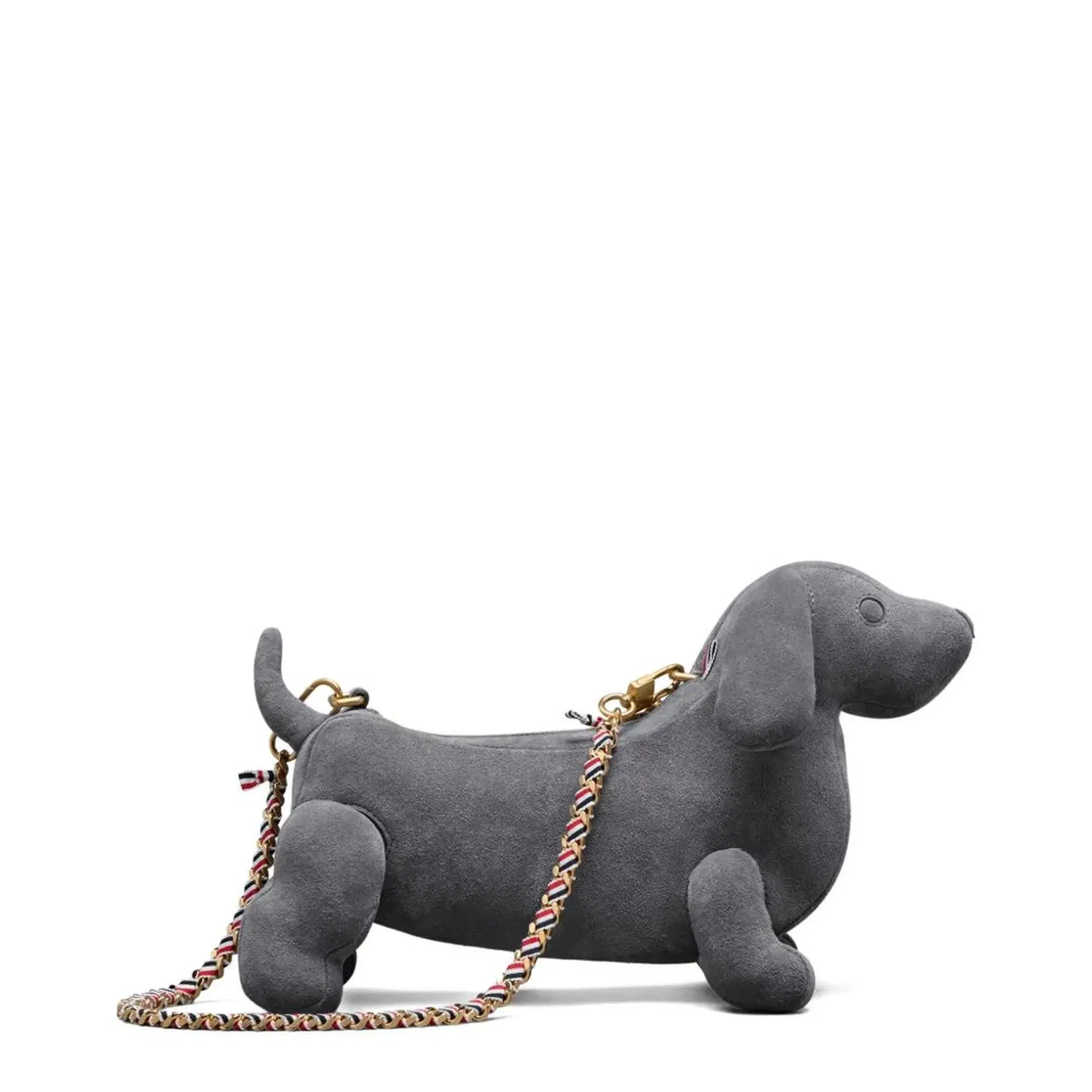 Hector Suede Shoulder Bag Grey