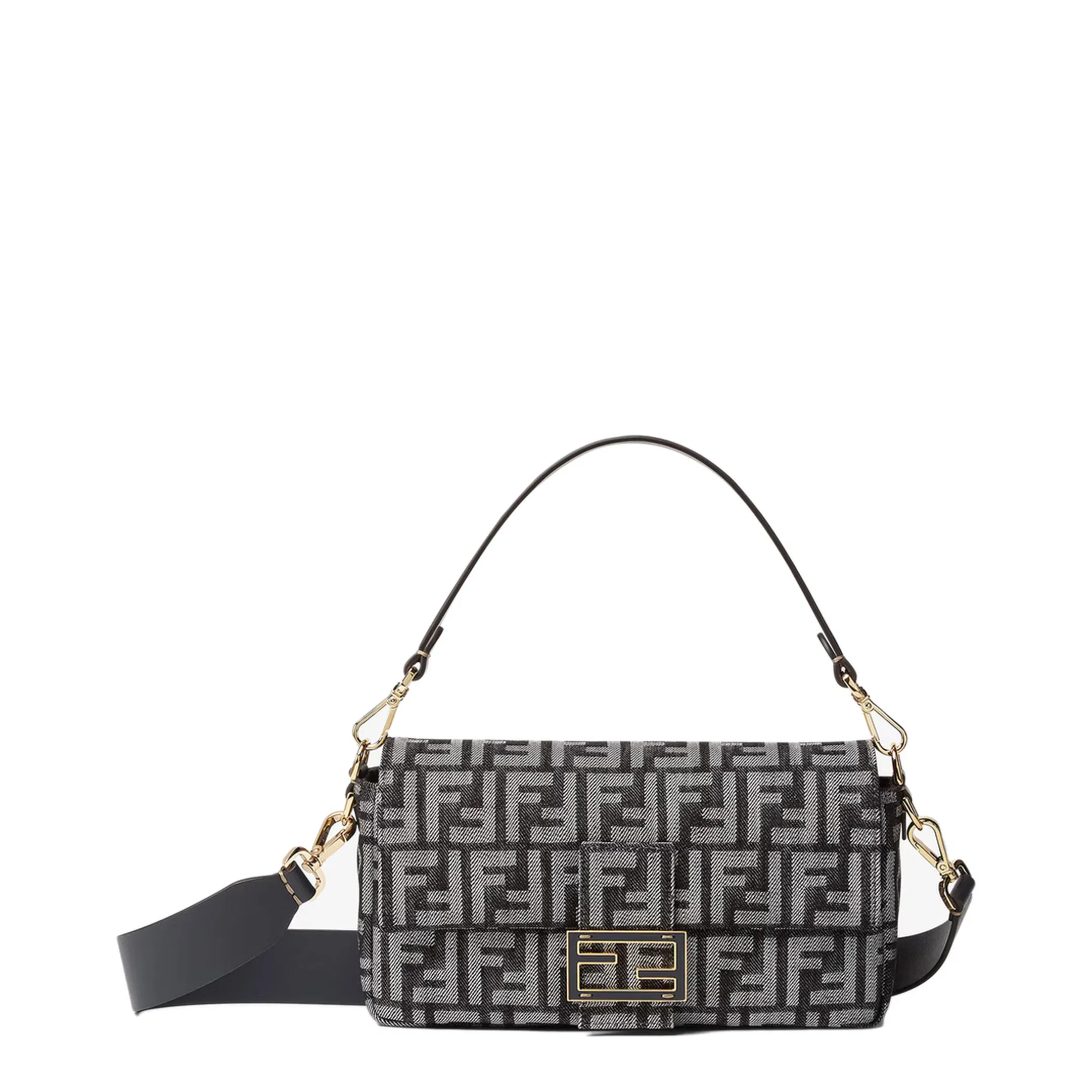 Baguette FF Handbag Gold
