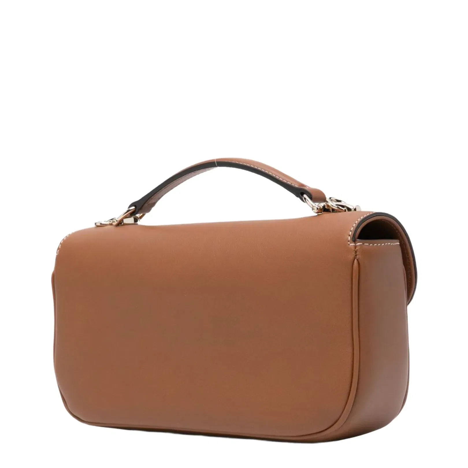 Horsebit 1955 Small Handle Bag Silk Nylon Brown