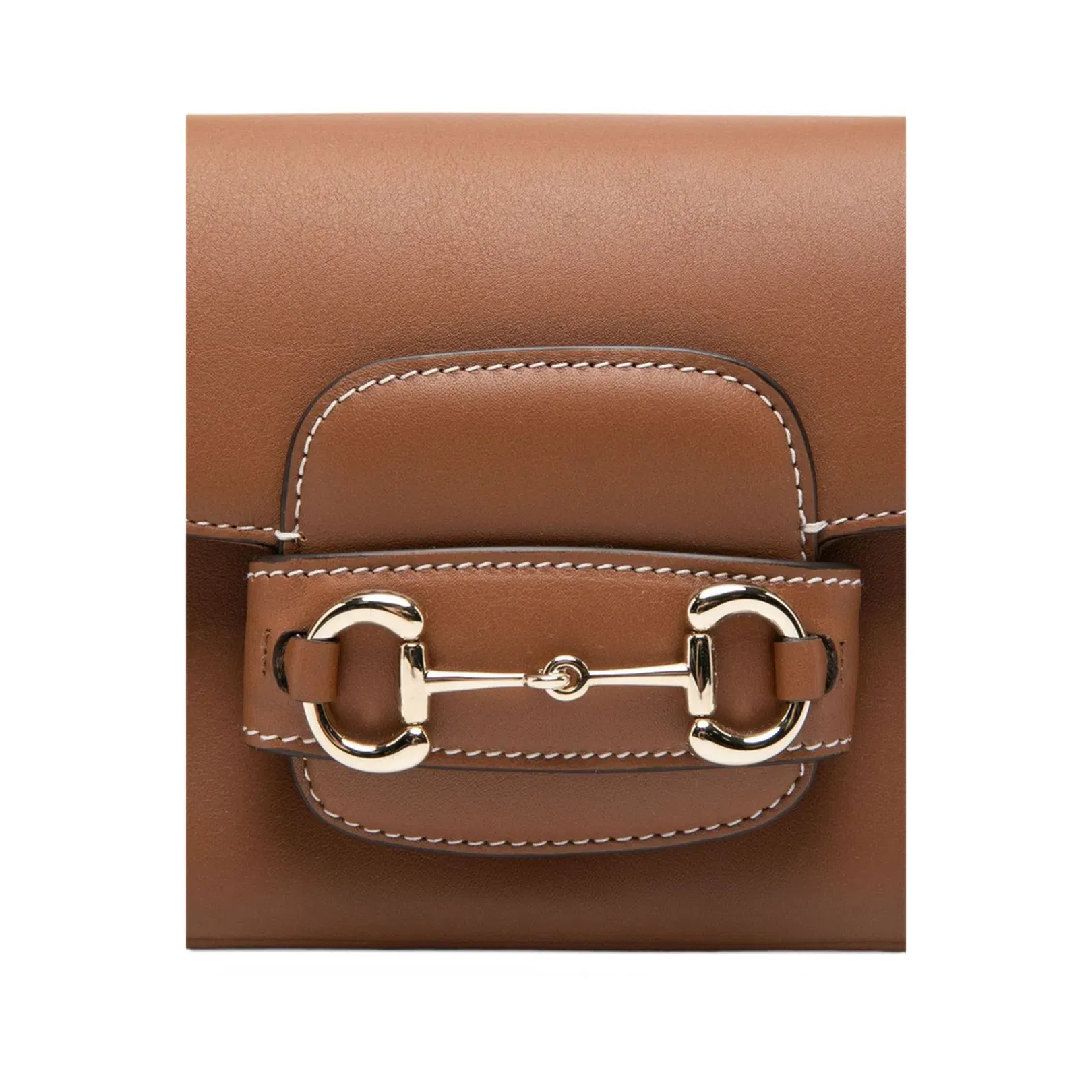 Horsebit 1955 Small Handle Bag Silk Nylon Brown