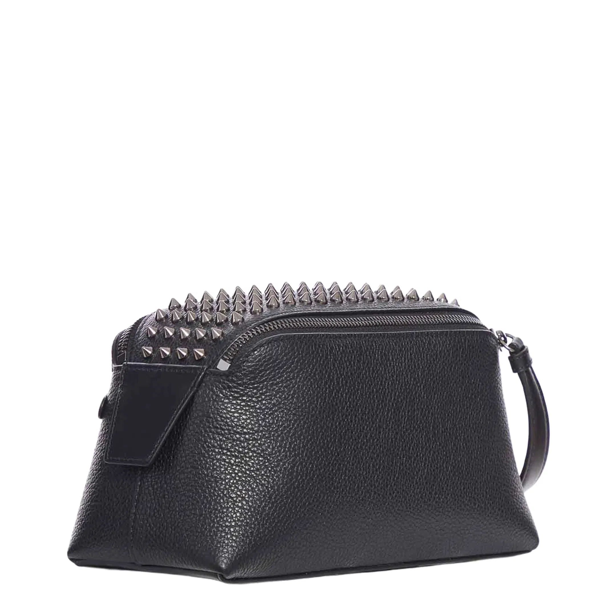 Funky Pouch Leather Black