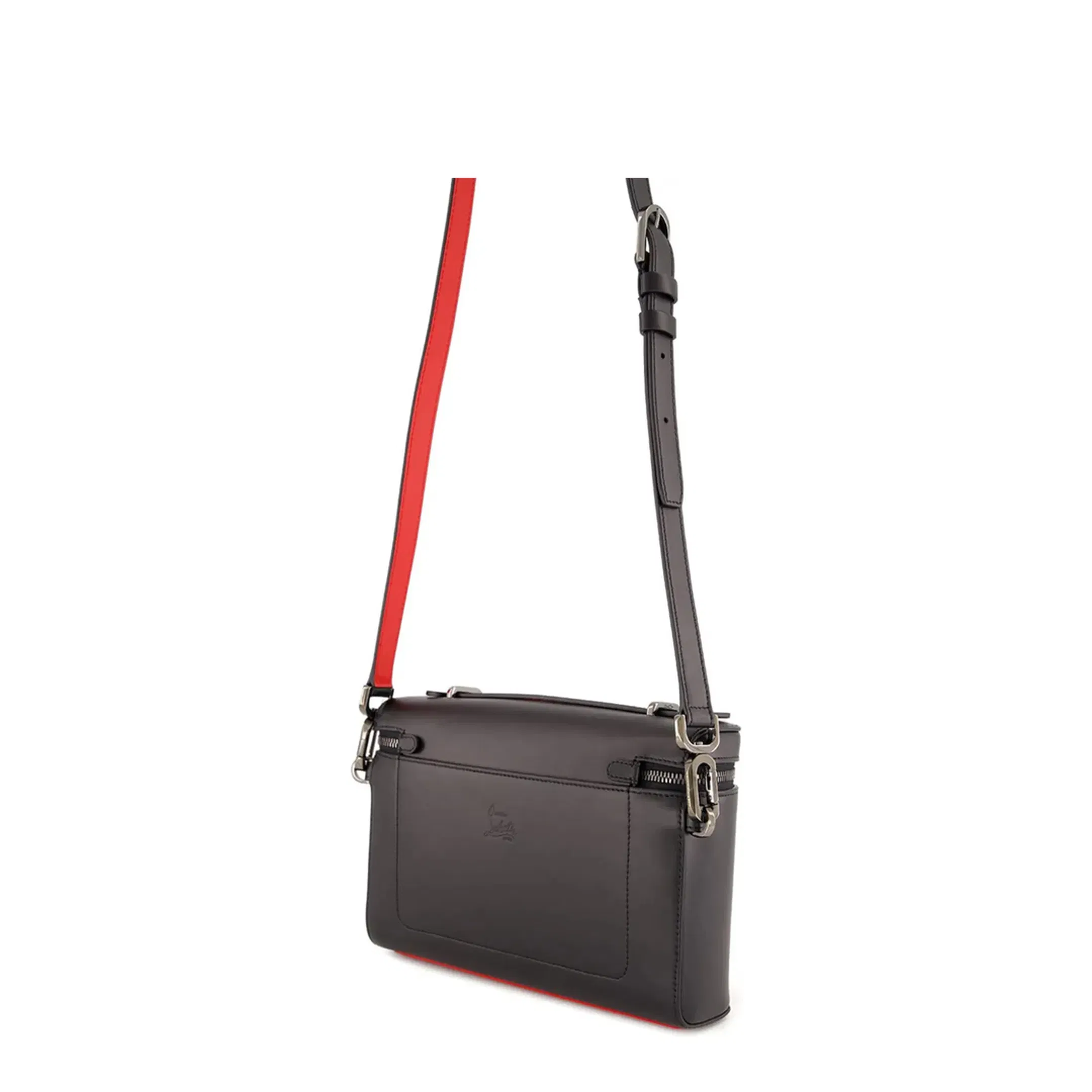 Kypipouch Leather Crossbody Bag Black