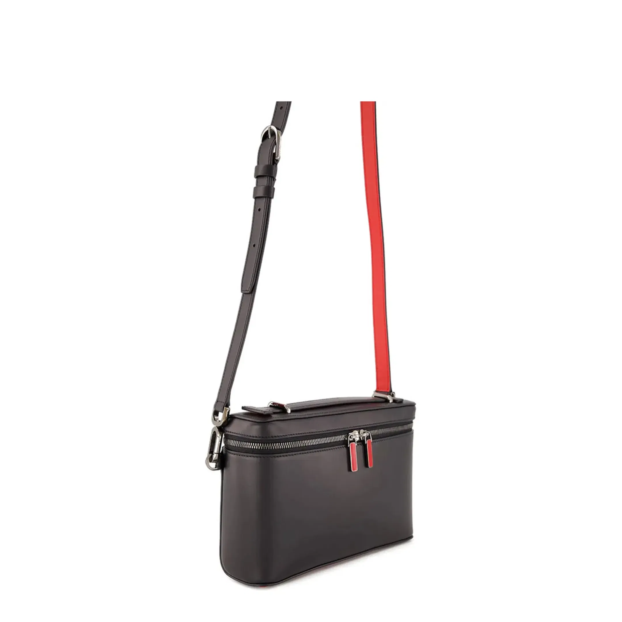 Kypipouch Leather Crossbody Bag Black
