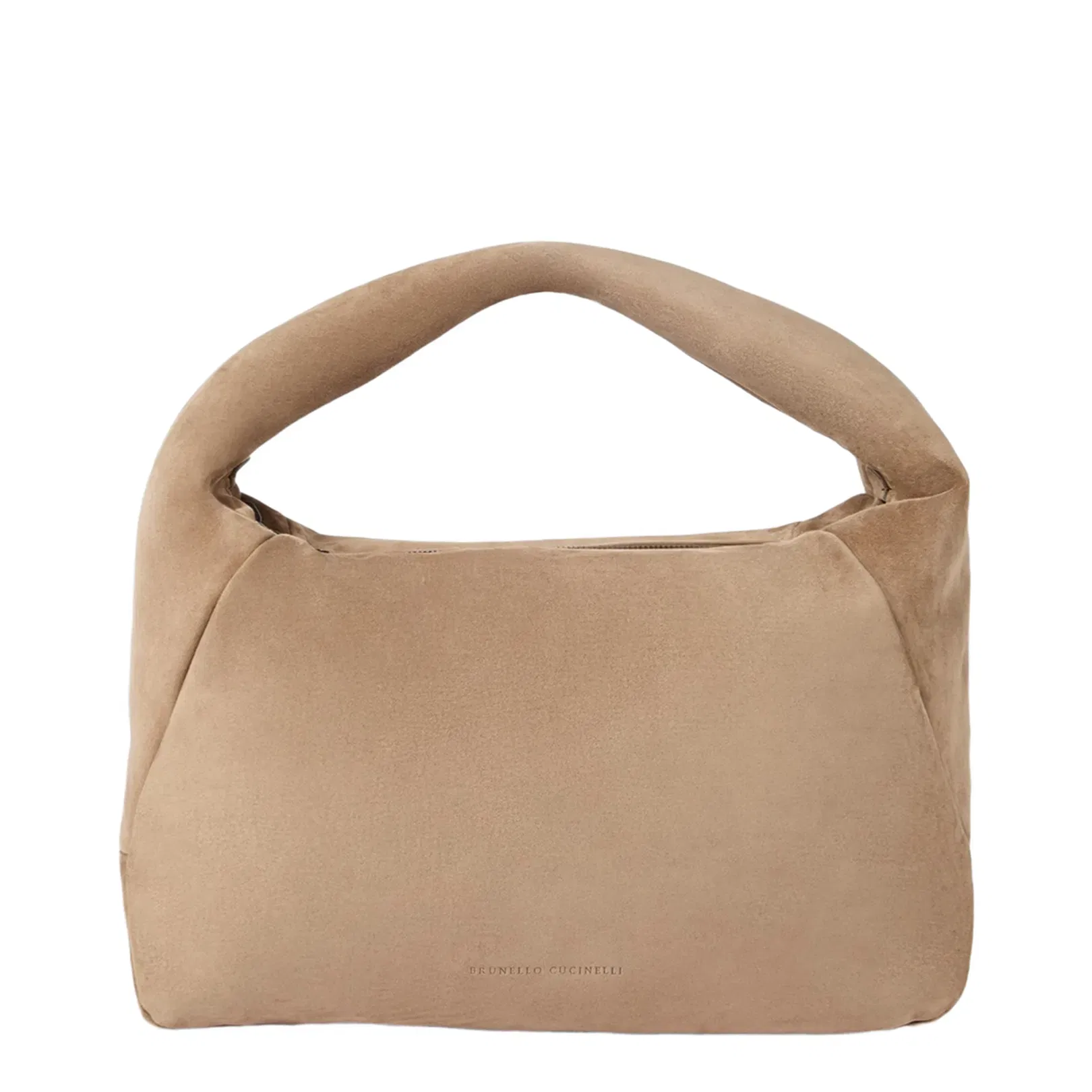 BC Duo Suede Shoulder Bag Light Brown