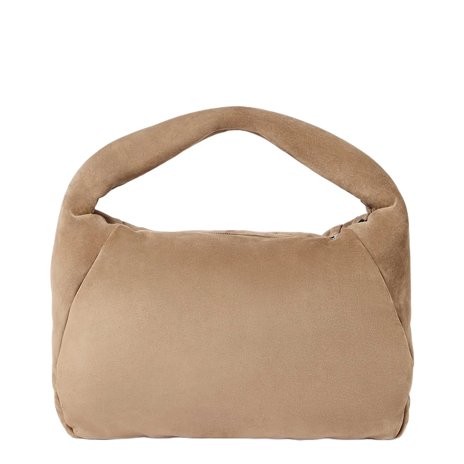 BC Duo Suede Shoulder Bag Light Brown