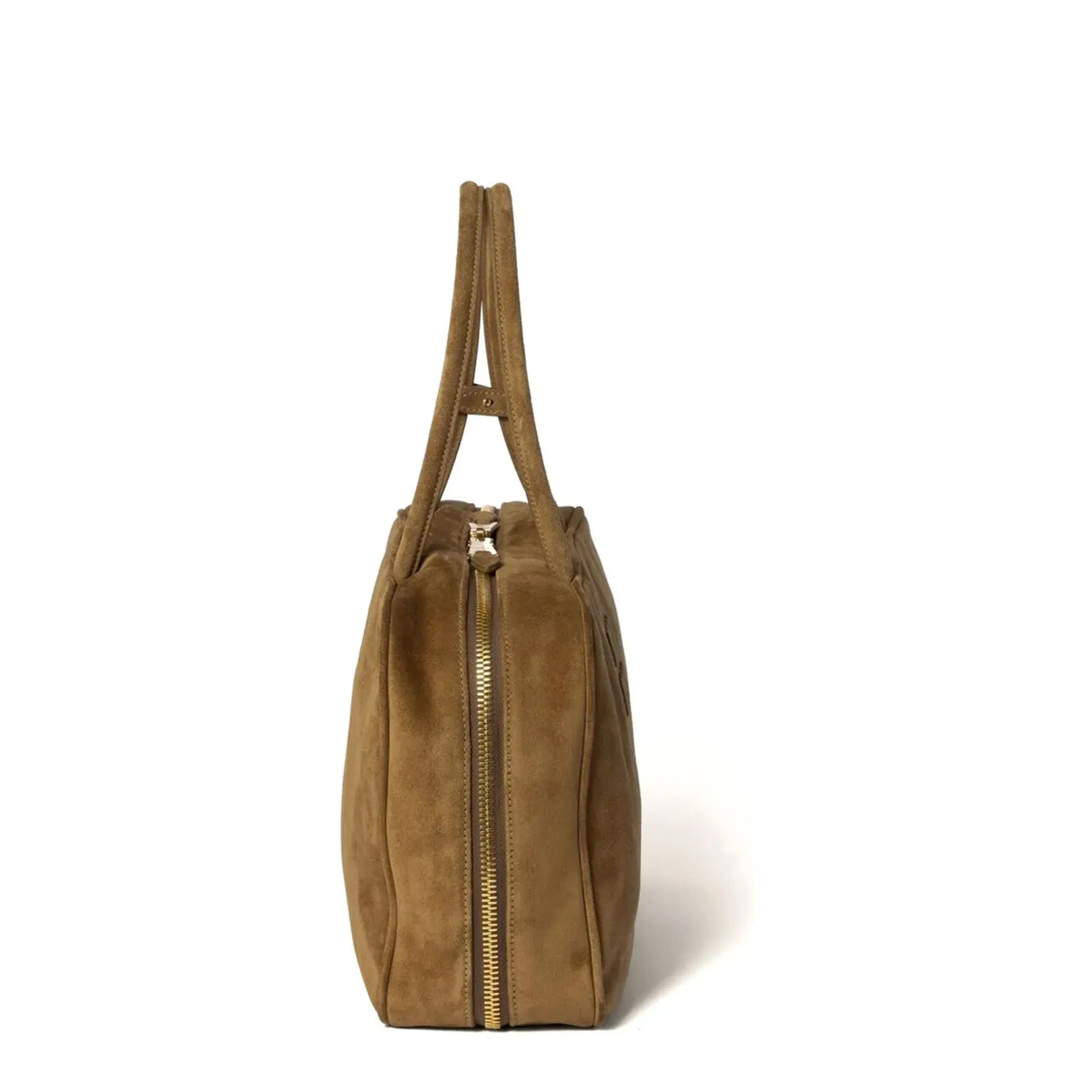 Beau Suede Medium Shoulder Bag Brown