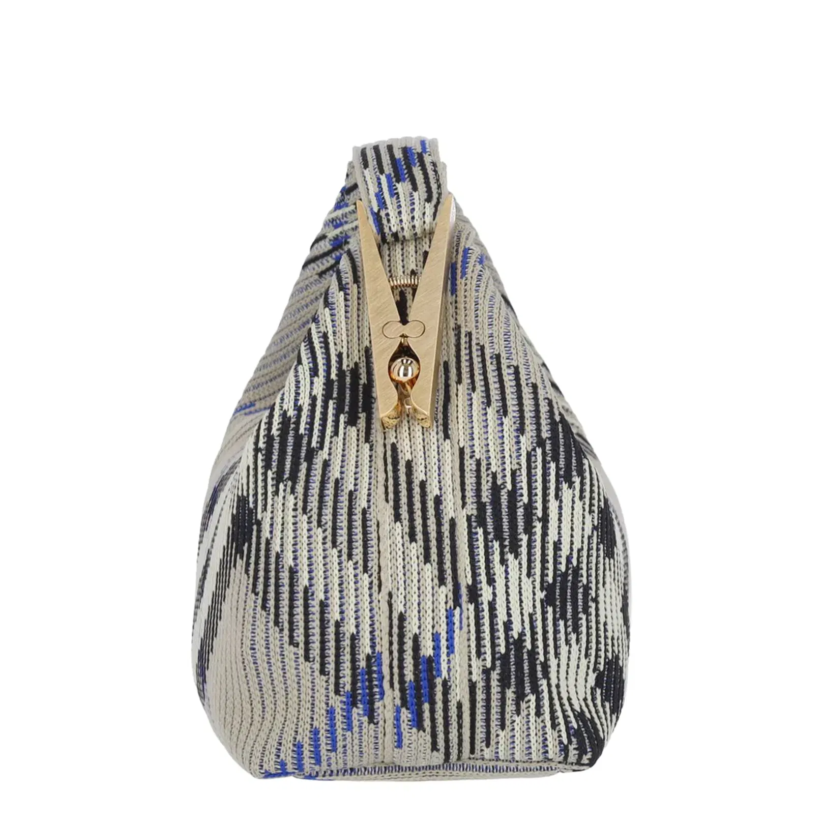 Embroidered Nylon Mini Peg Handbag