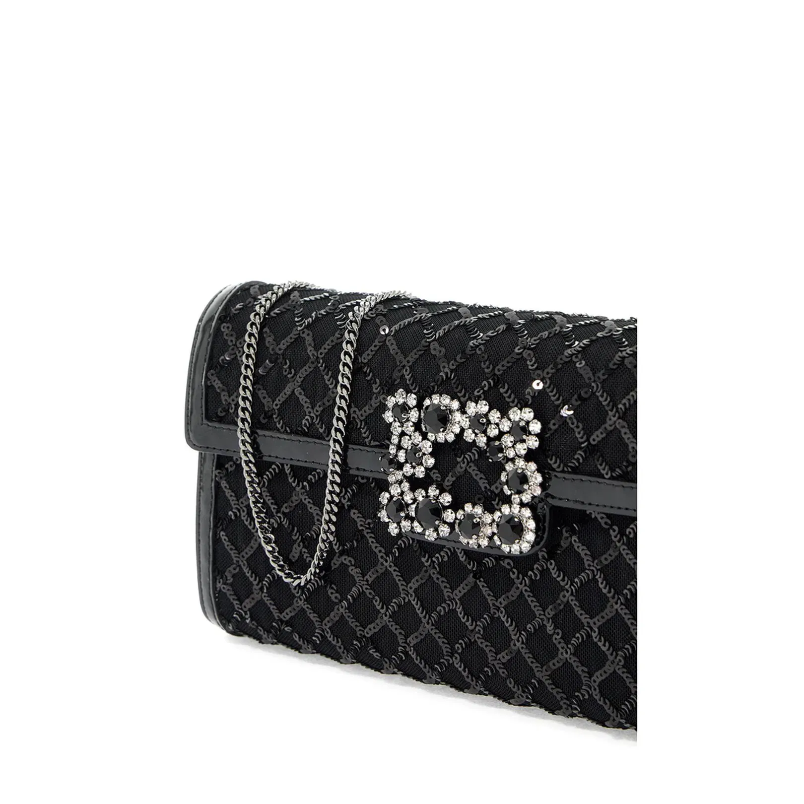Envelope Flap Piping Flower Buckle