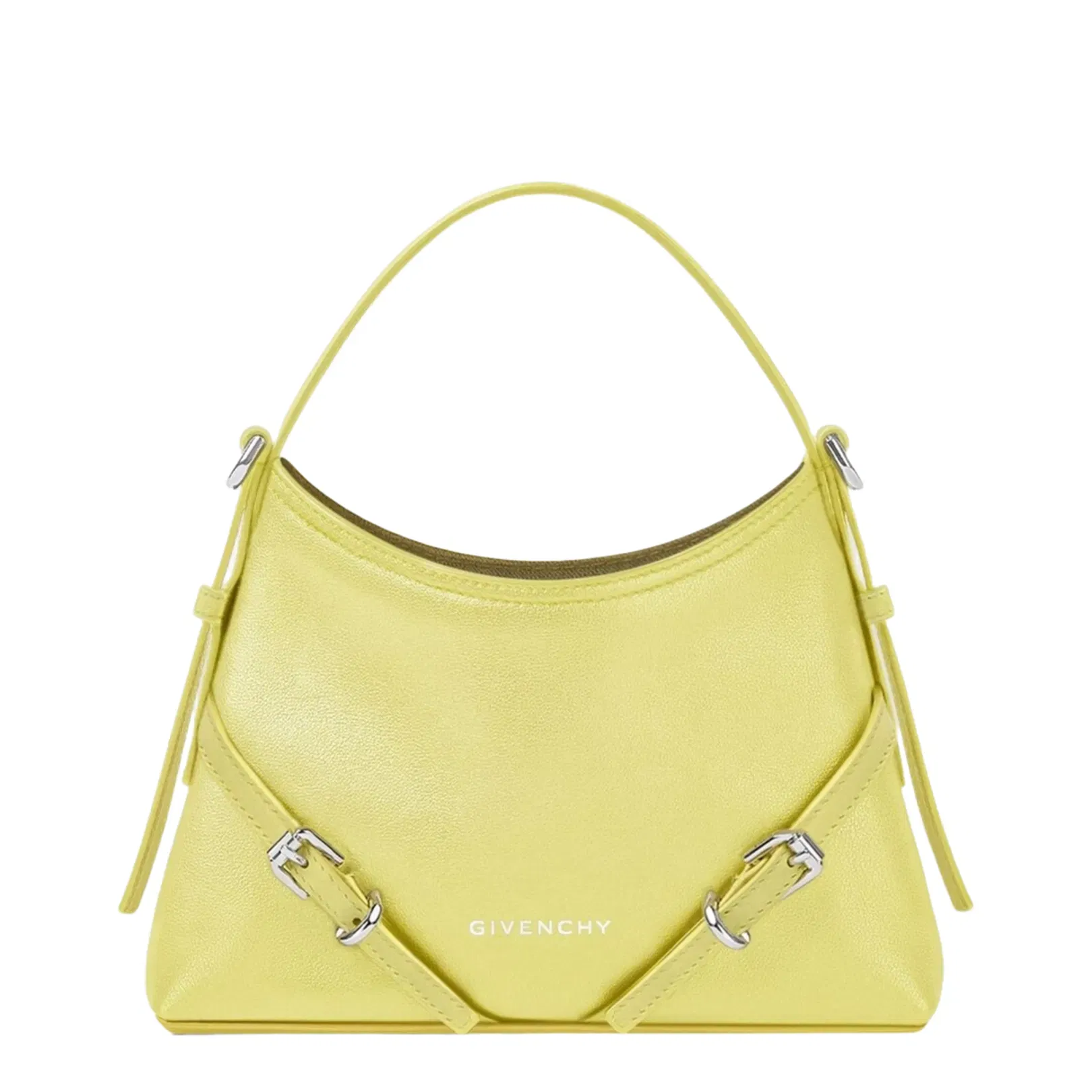 Nano Voyou Hand Bag Leather Bag Acid Yellow