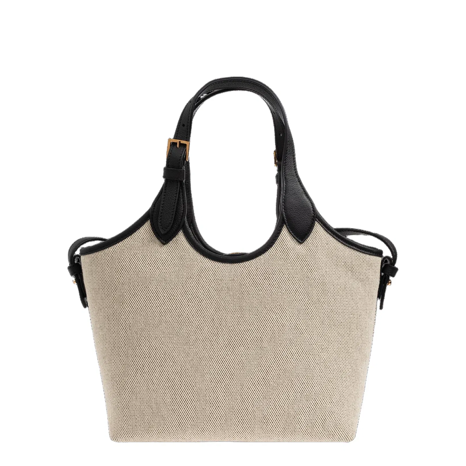 La Medusa Mini Hand Bag Canvas Cream