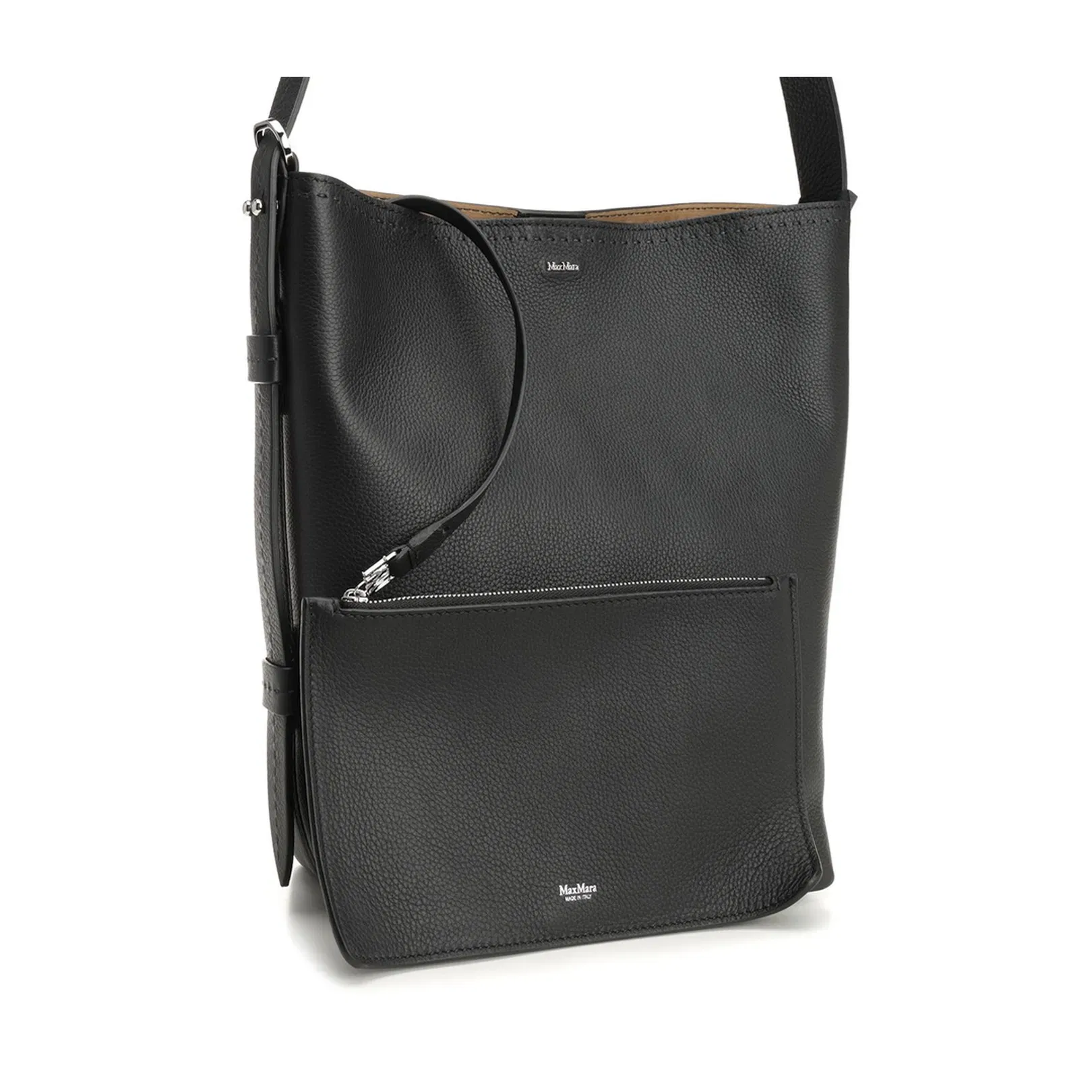 Archetipo Bucket Bag Leather Black
