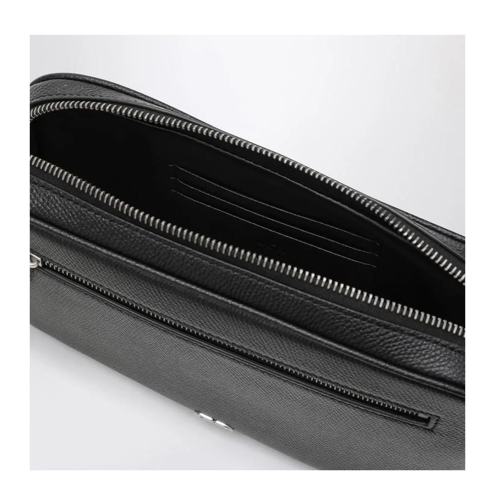 Vlogo Signature Clutch Calfskin Black