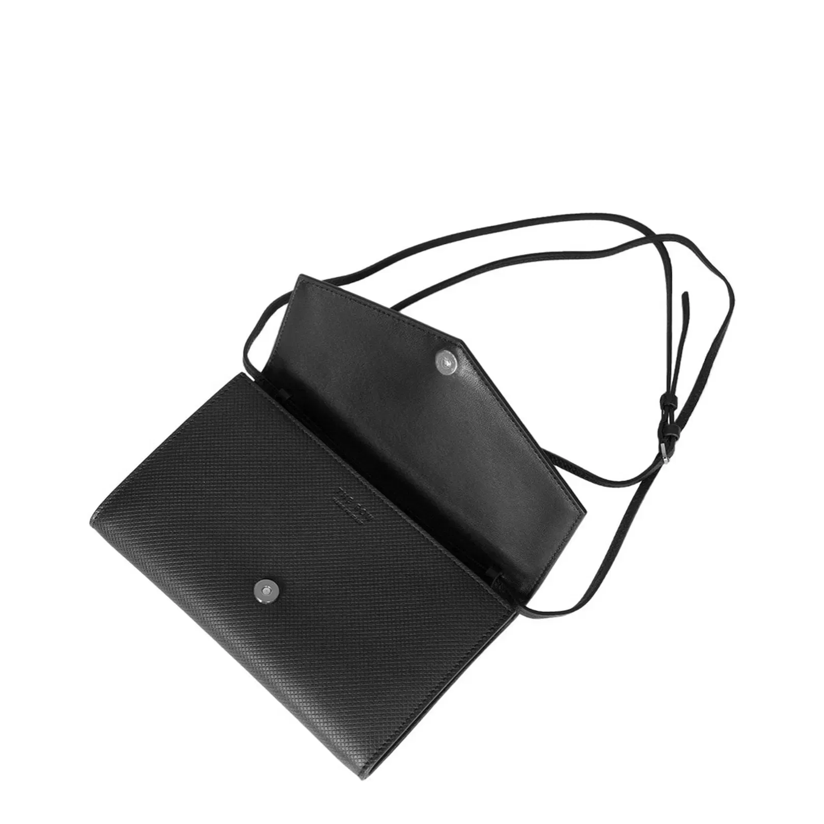 Messenger Bag Leather Black