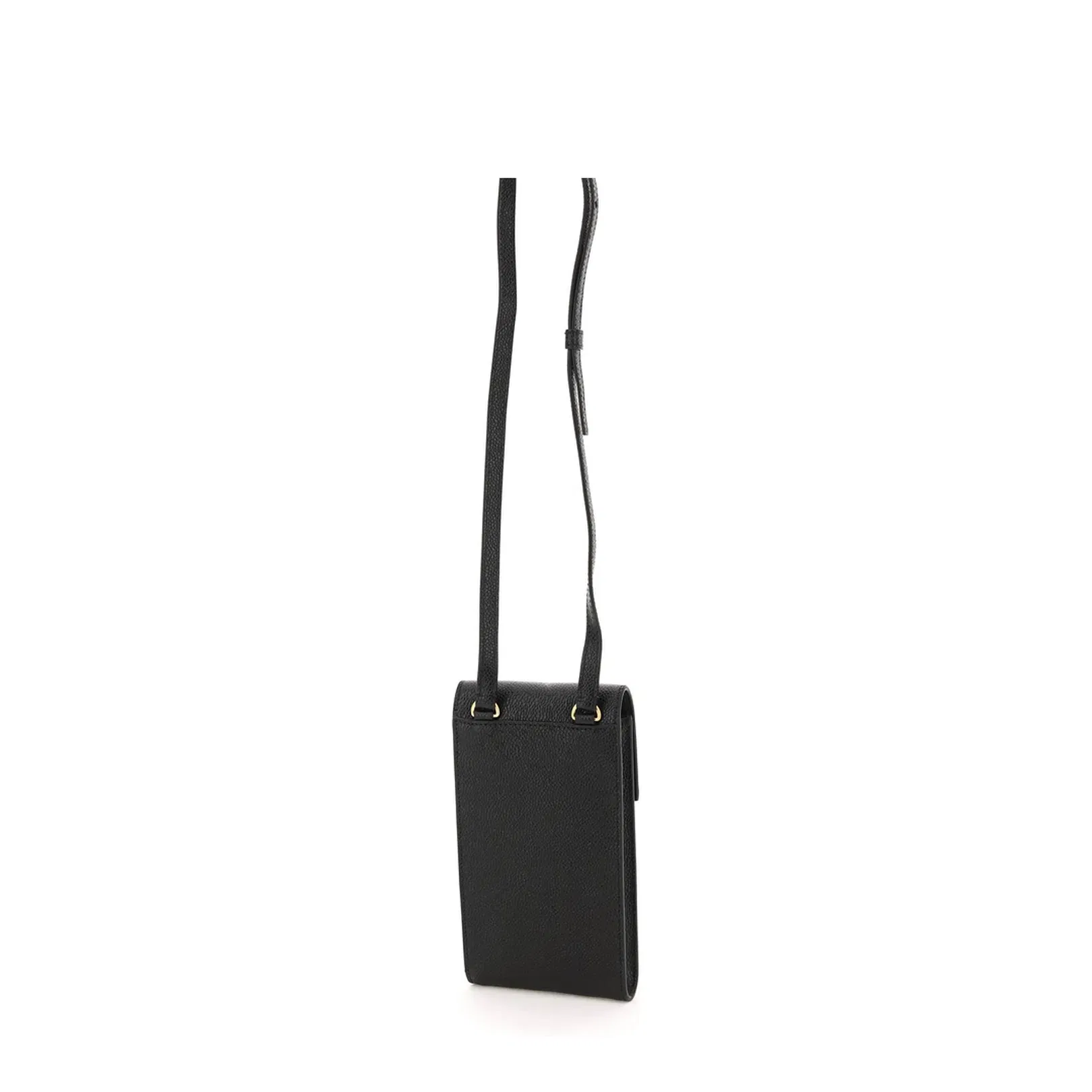 Crossbody Phone Holder Leather Black