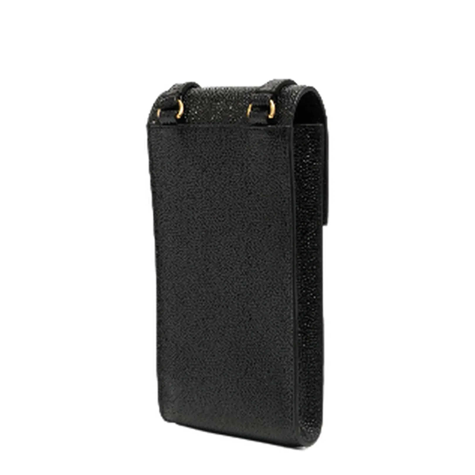 Crossbody Phone Holder Leather Black