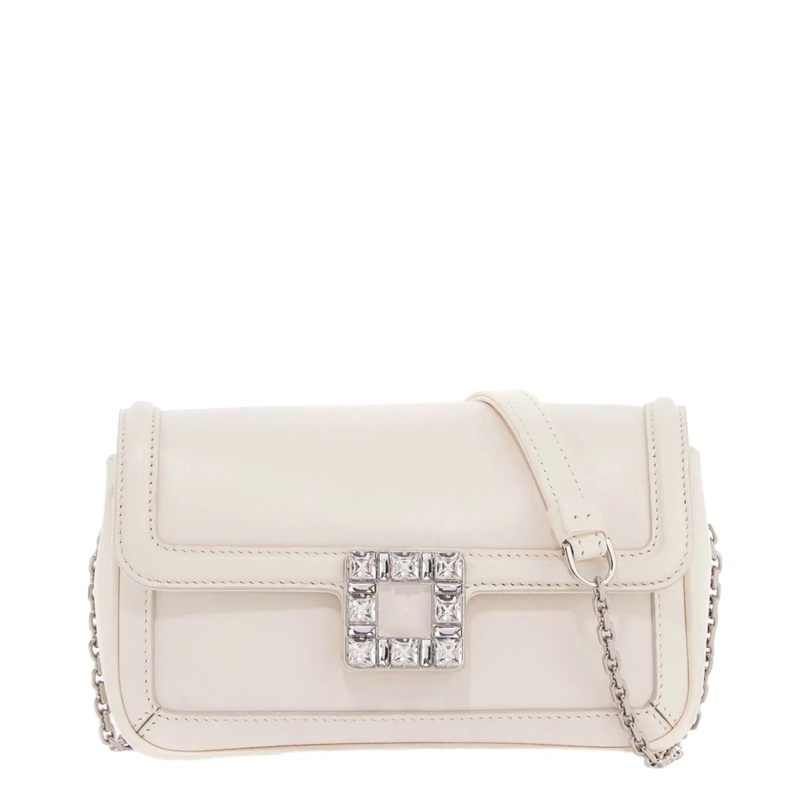 Crossbody Bag Leather White