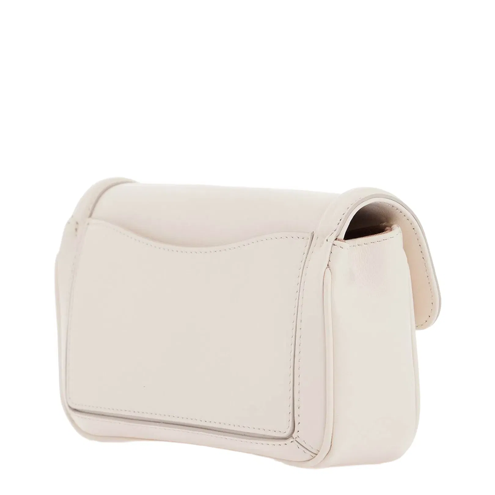 Crossbody Bag Leather White