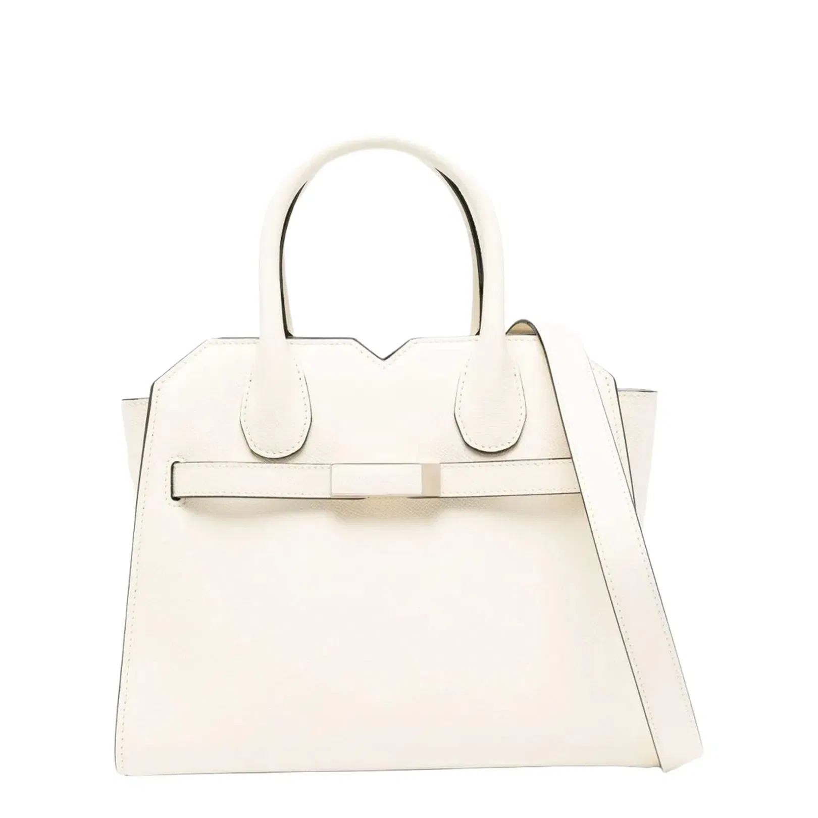 Milano Mini Hand Bag Leather White