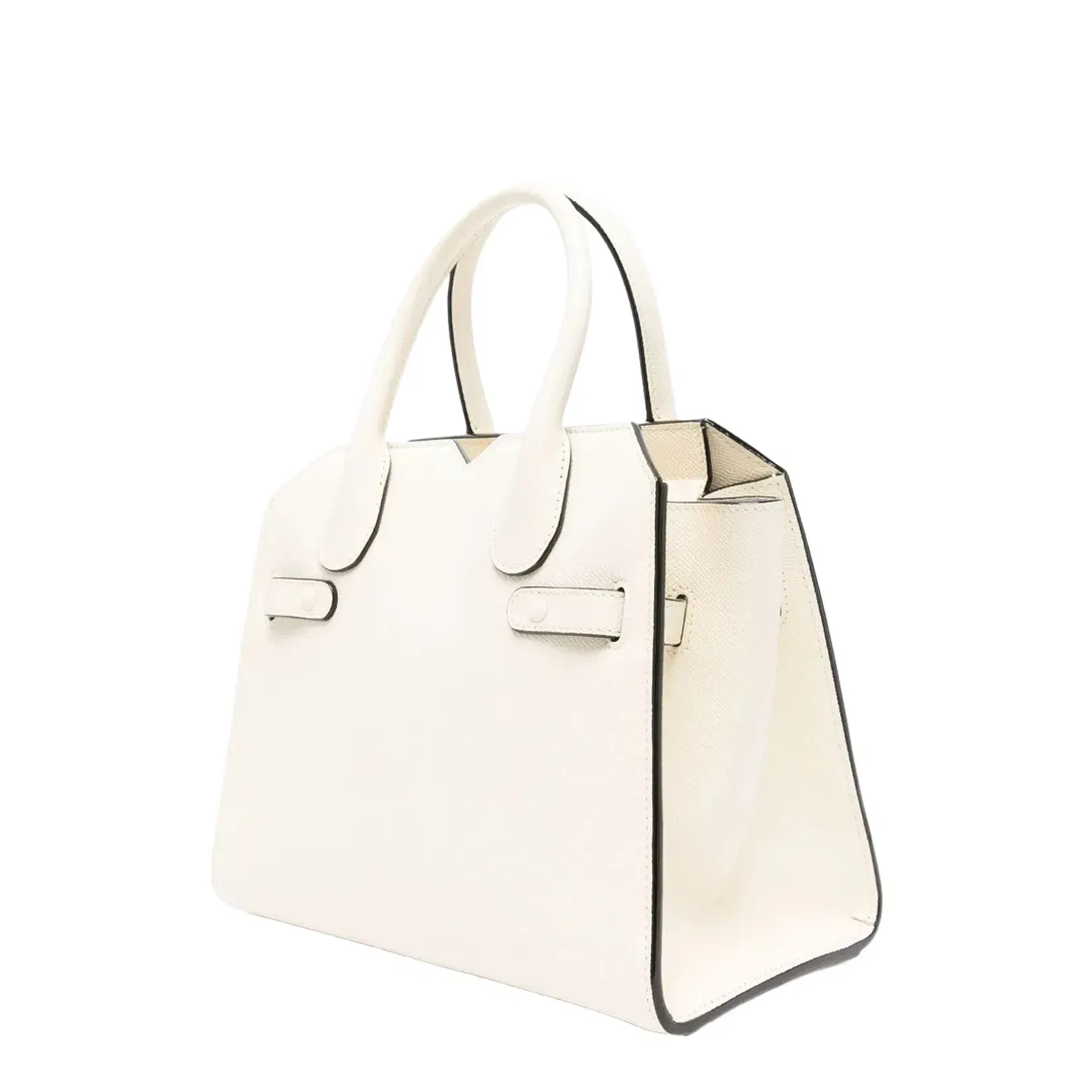 Milano Mini Hand Bag Leather White