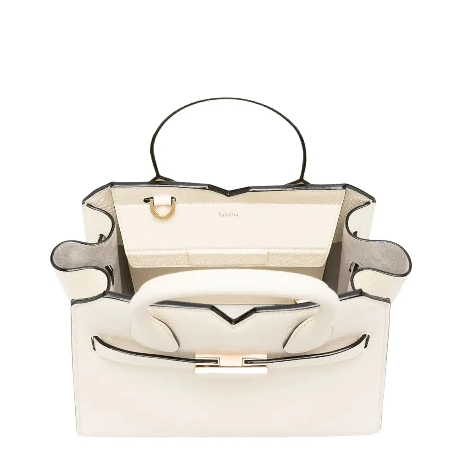 Milano Mini Hand Bag Leather White