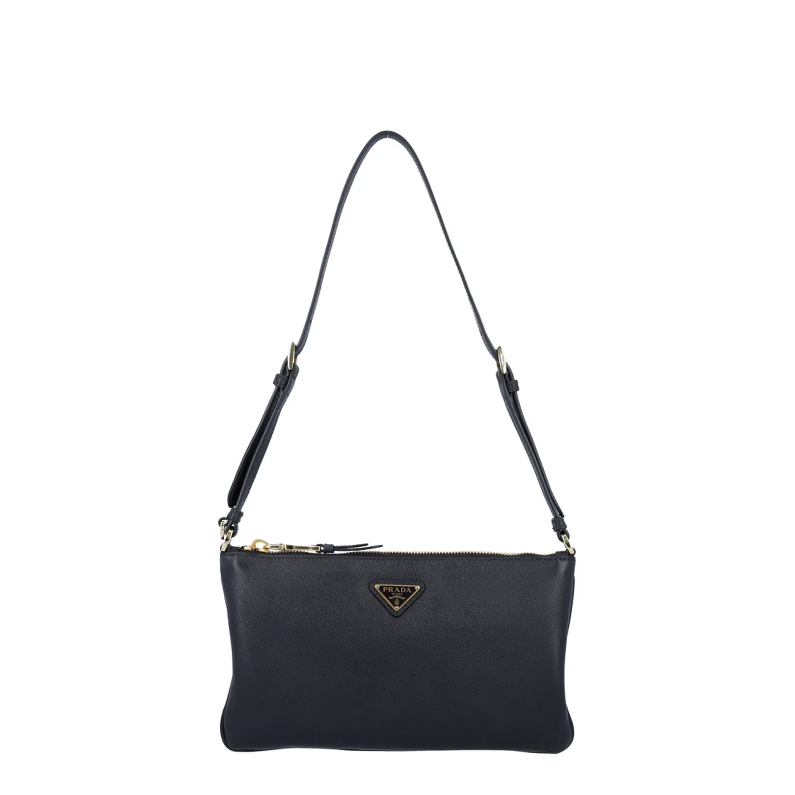 Soft Grain Shoulder Bag Black