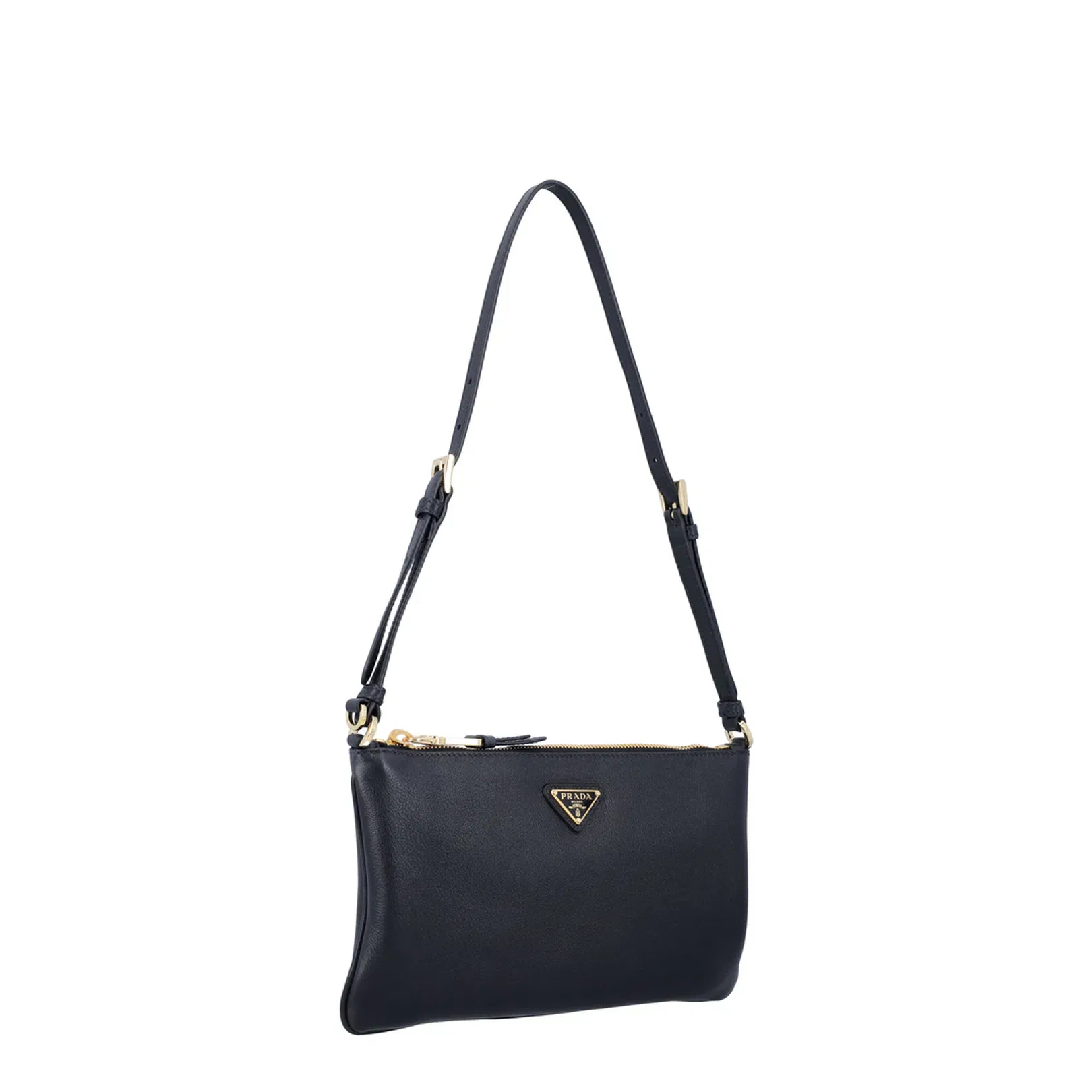 Soft Grain Shoulder Bag Black