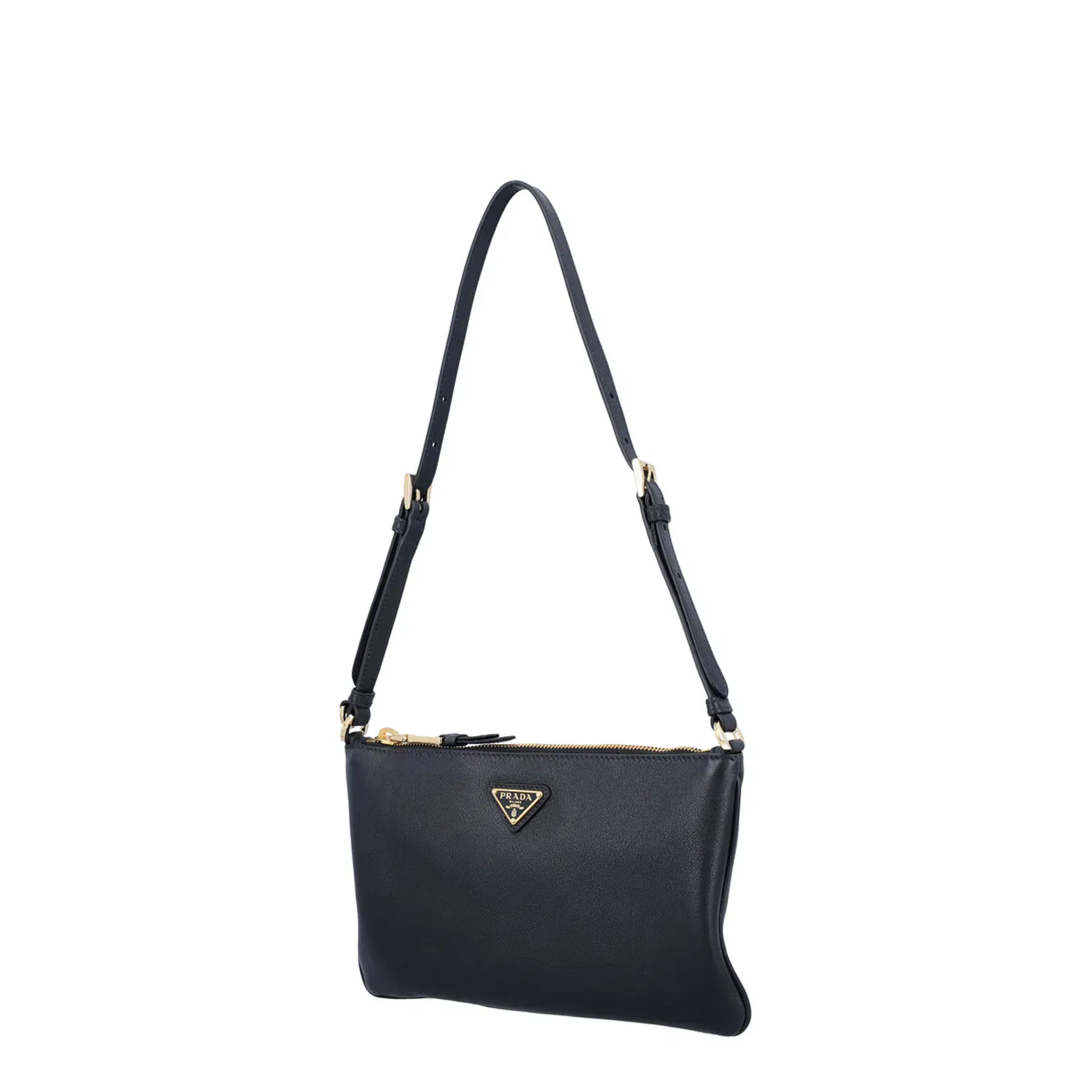 Soft Grain Shoulder Bag Black