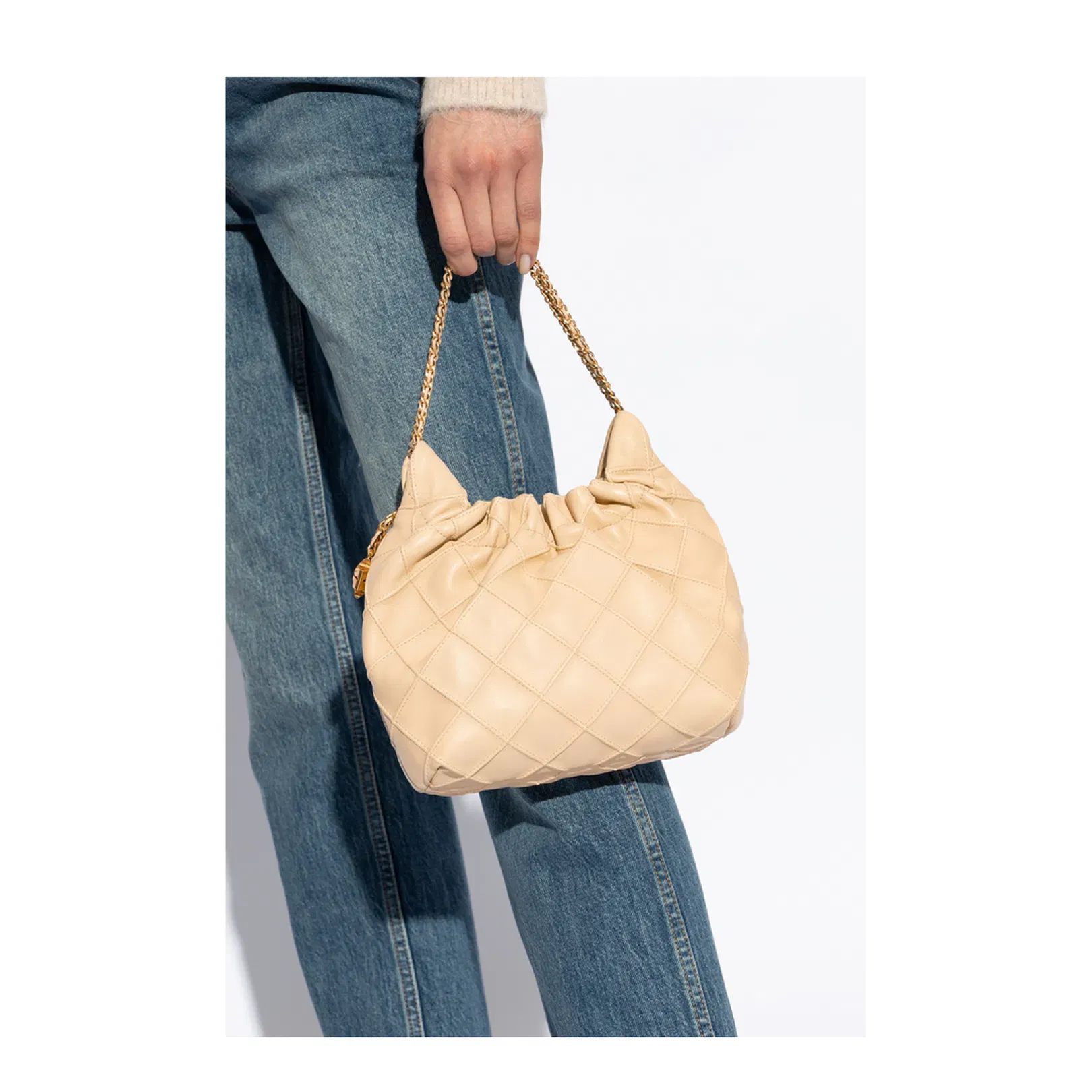 Fleming Mini Bag Beige
