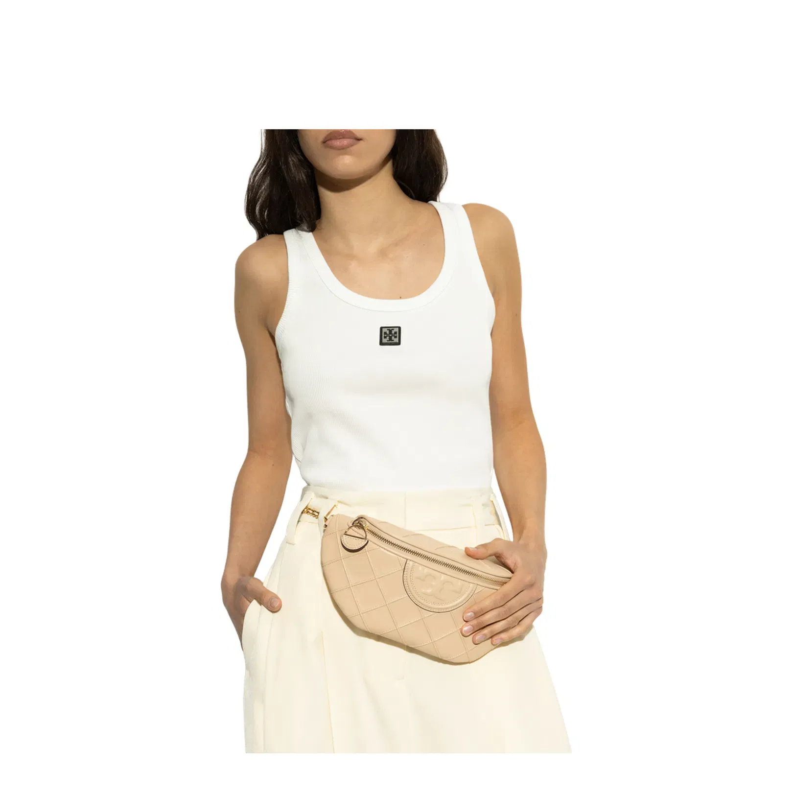Fleming Soft Belt Bag Beige