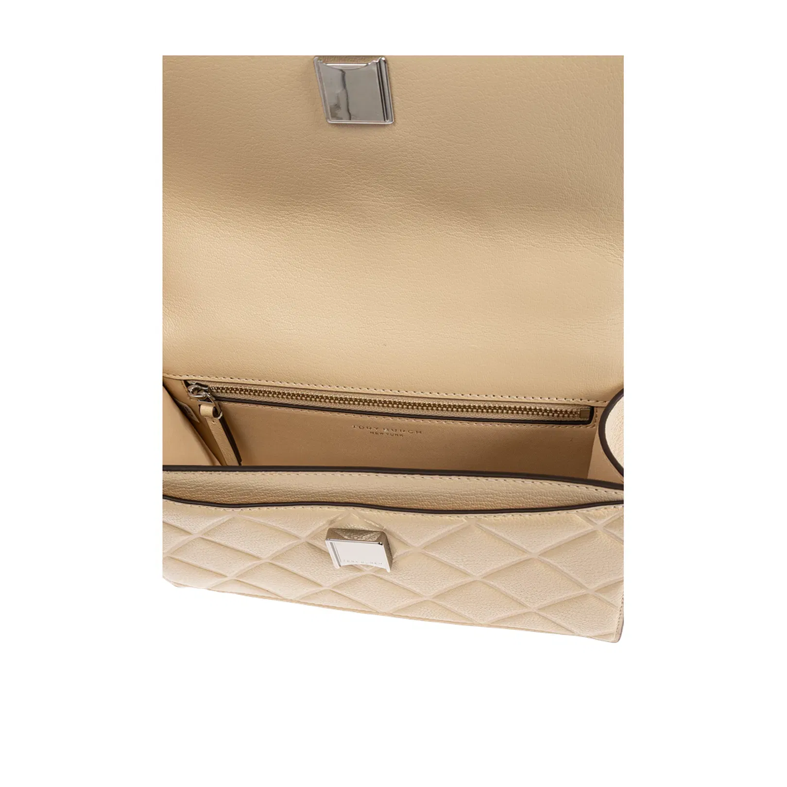 Fleming Small Shoulder Bag Beige