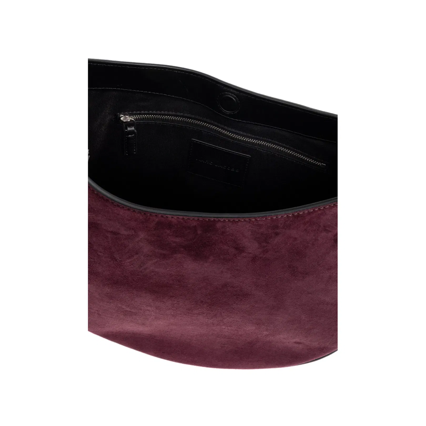 The Suede Large Dual Hobo Bag Dark Plum