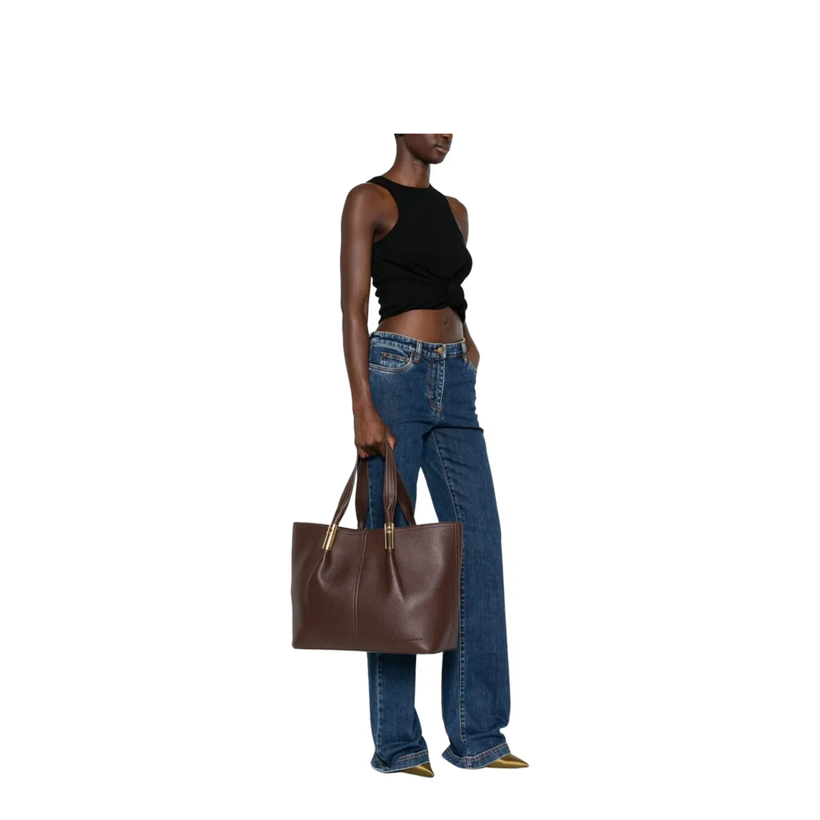 Large Tote with Logo Details