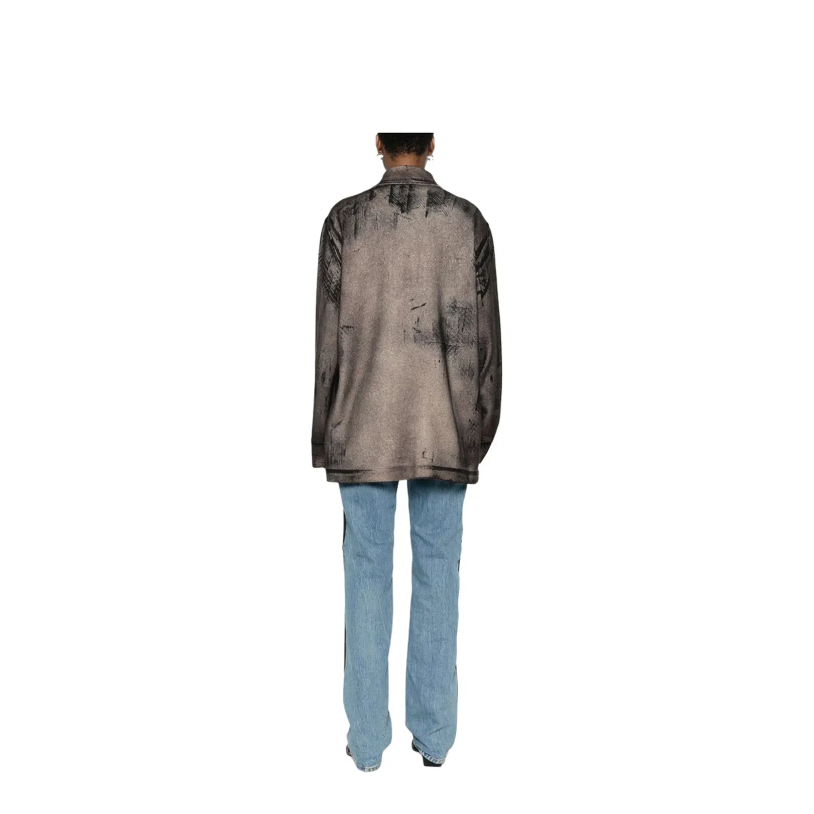 Wool And Cashmere Blend Shirt in Brown