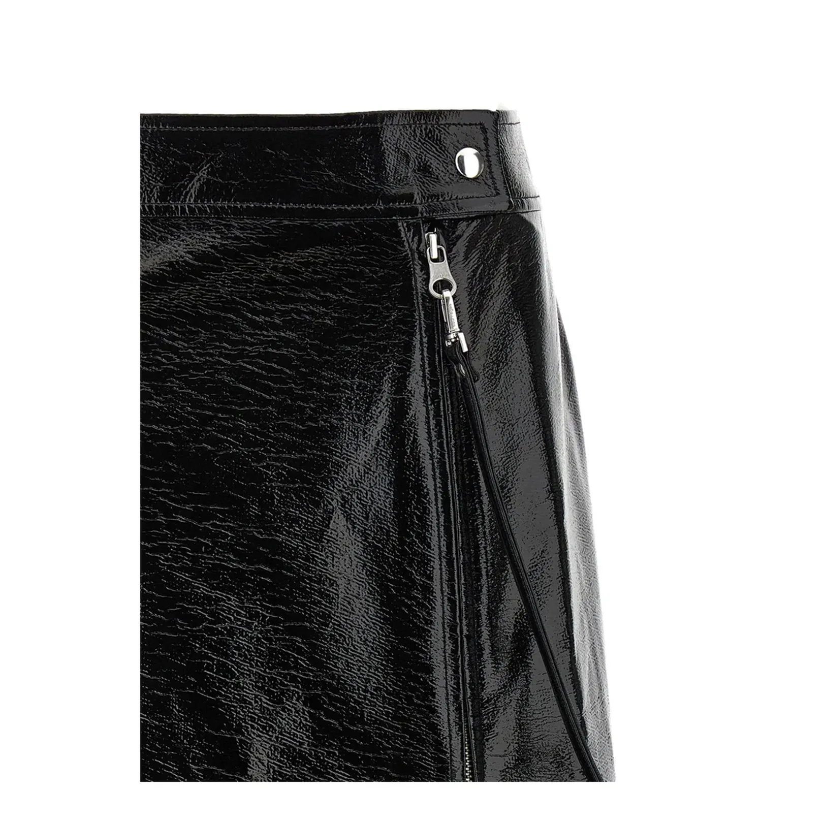 Vinyl Midi Skirt