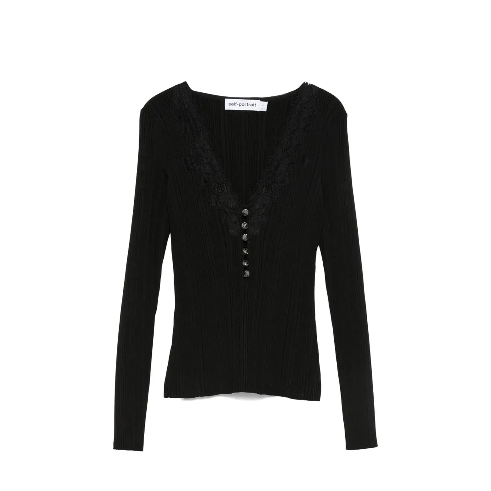 V-Neck Sweater In Black