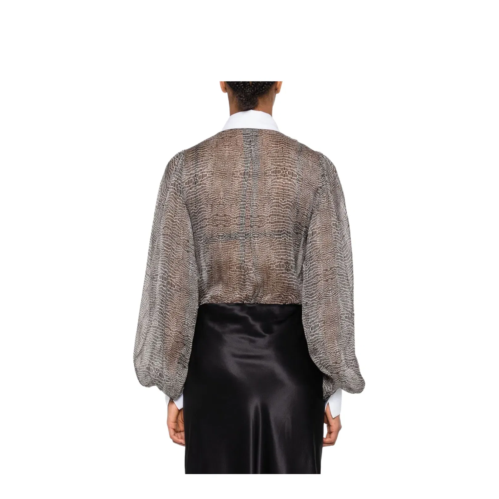 Silk Shirt Bodysuit