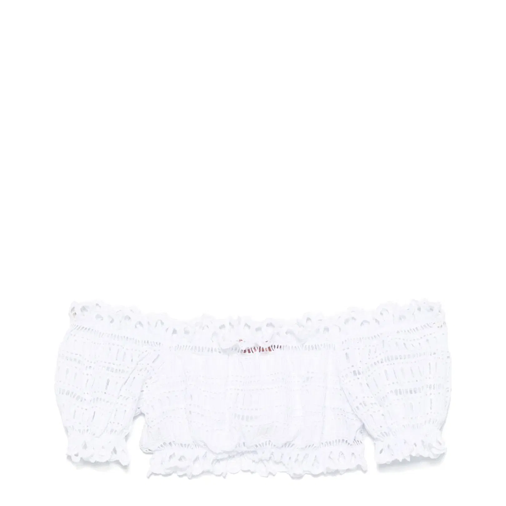 Off-shoulder Lace-detail Top