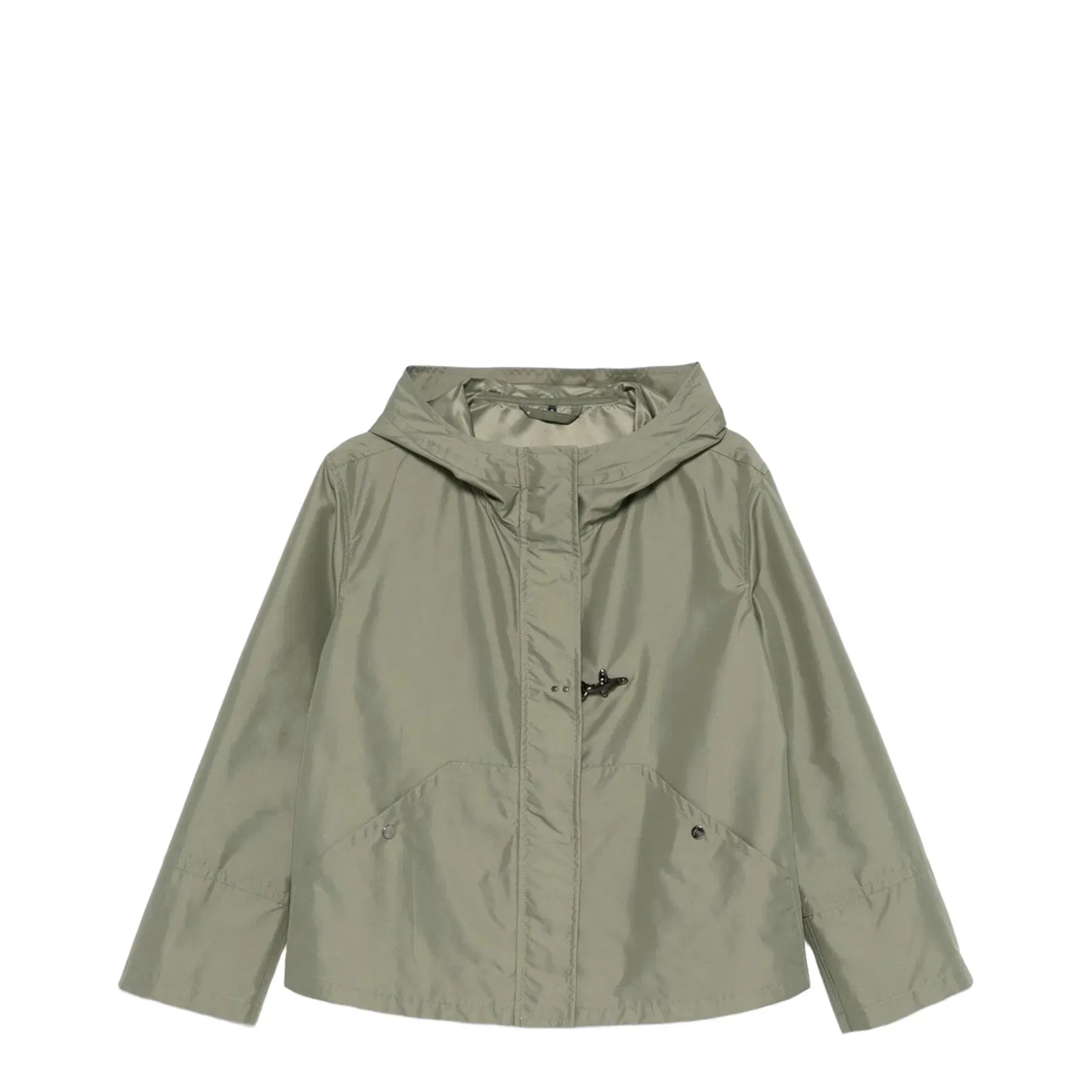 Shorts Parka Coat - Green