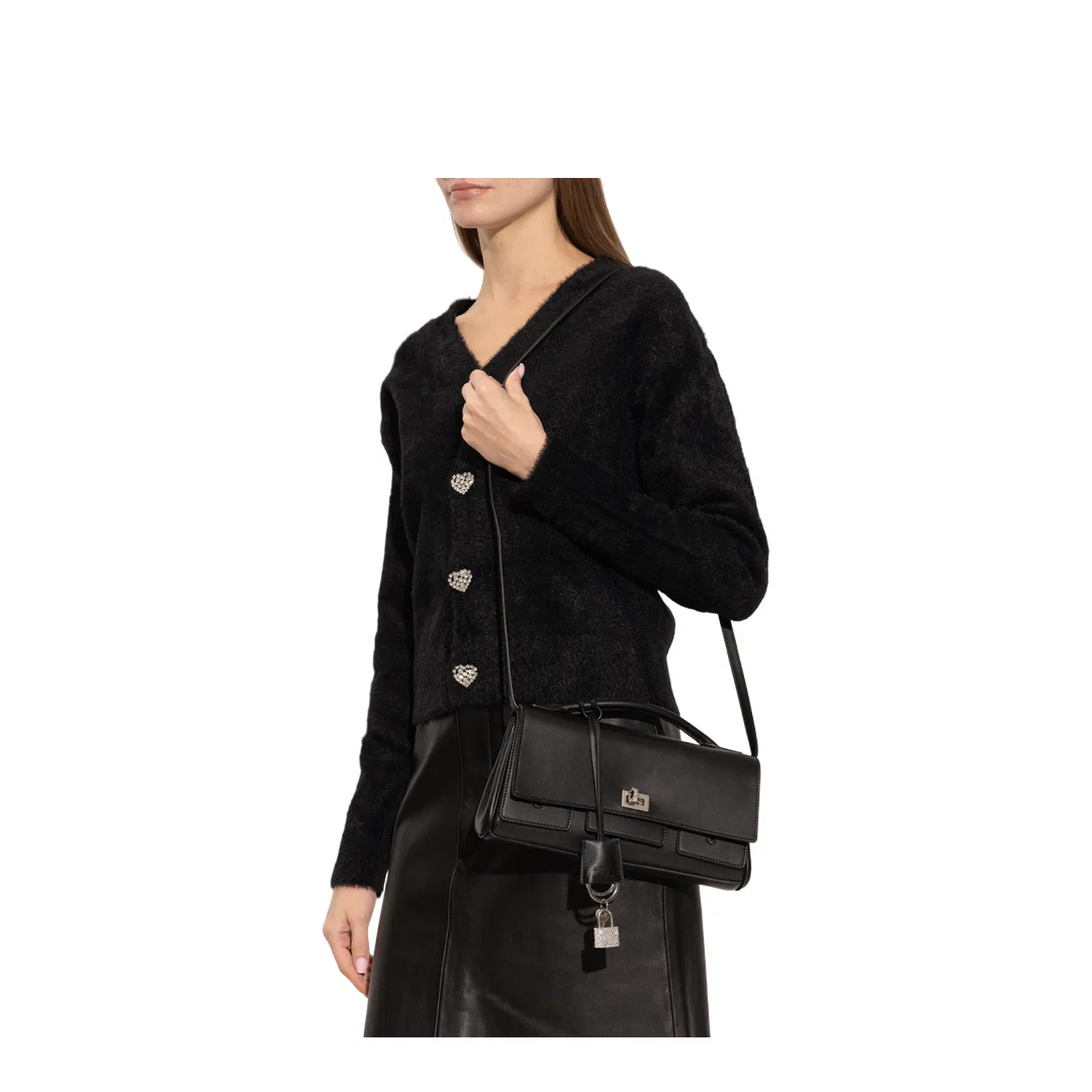 Air Small Handbag Leather Black