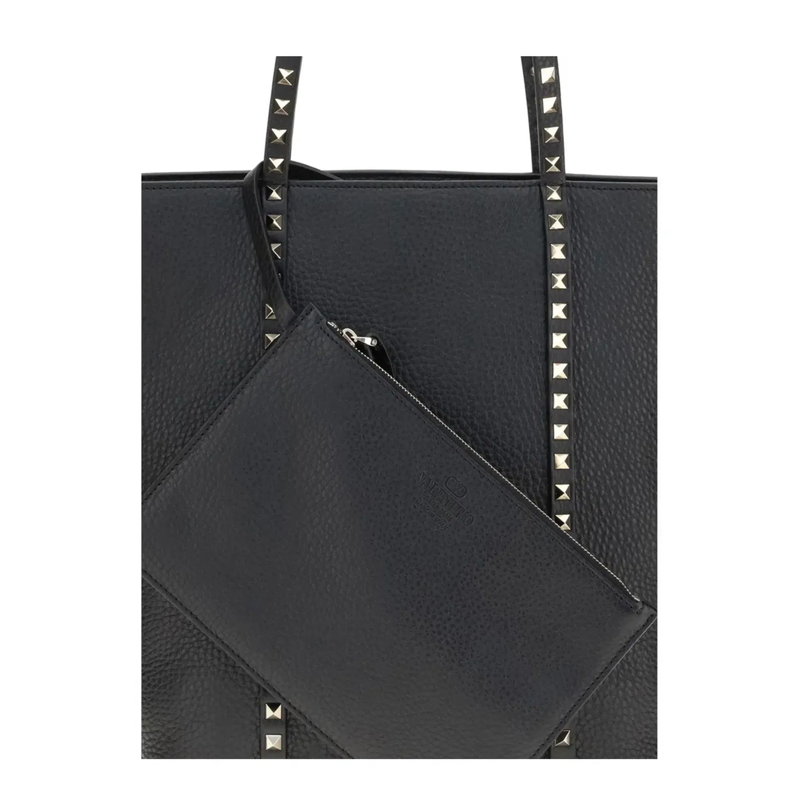 Rockstud Tote Bag Black