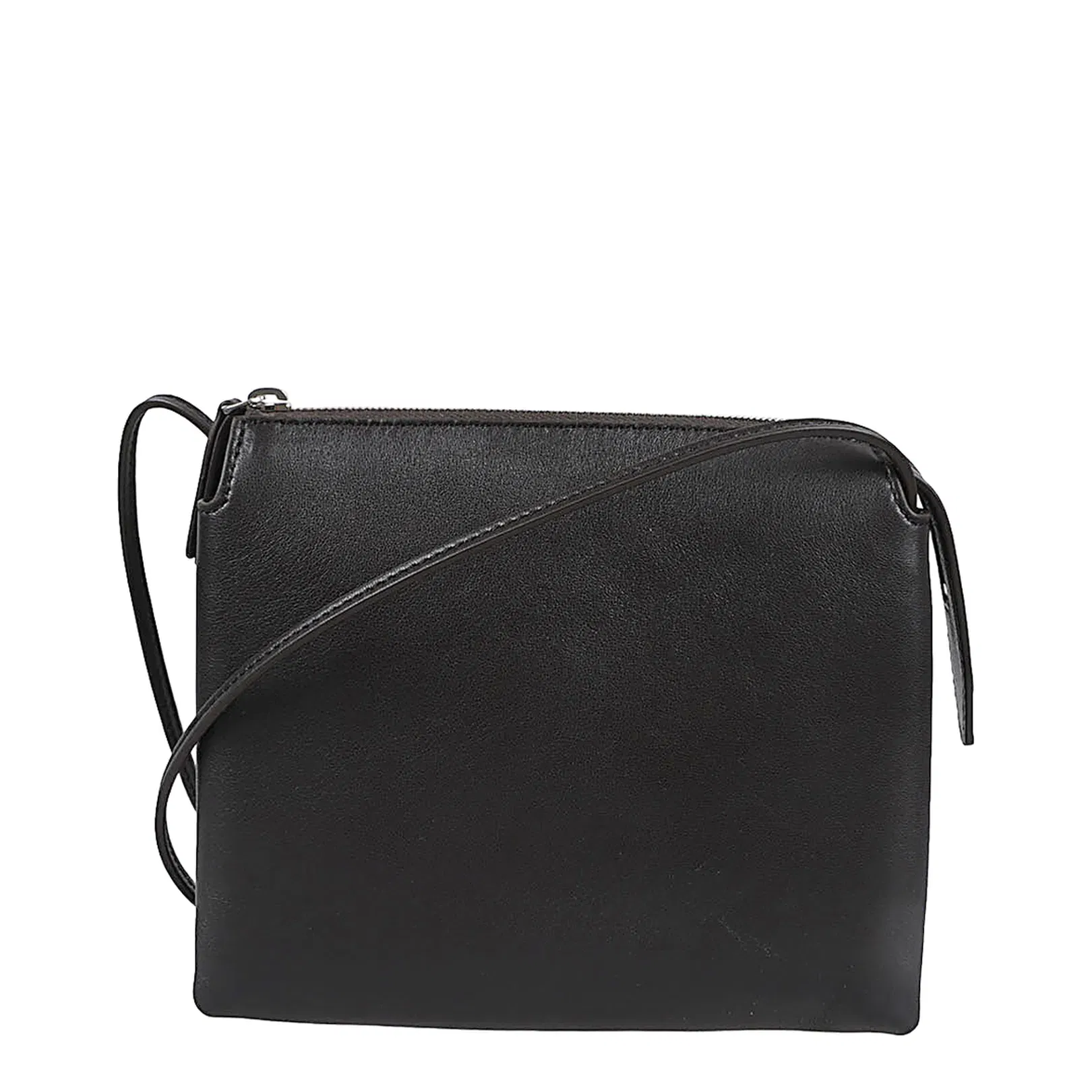Nu Twin Shoulder Bag Leather Black